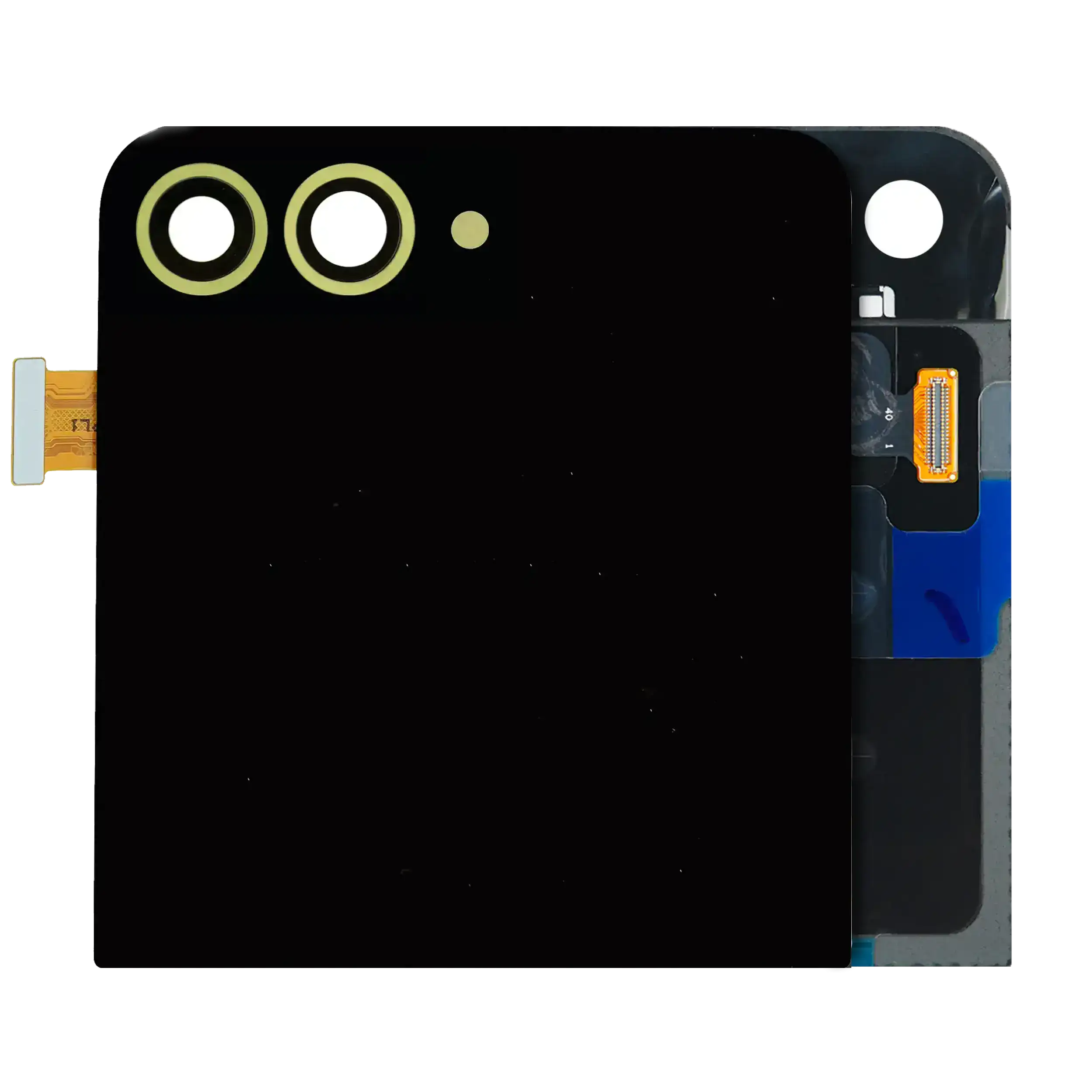 Outer Display OLED completo per Samsung Galaxy Z Flip 6 5G (US e International) (Used Service Pack Pull: Grade B/C) (Giallo)