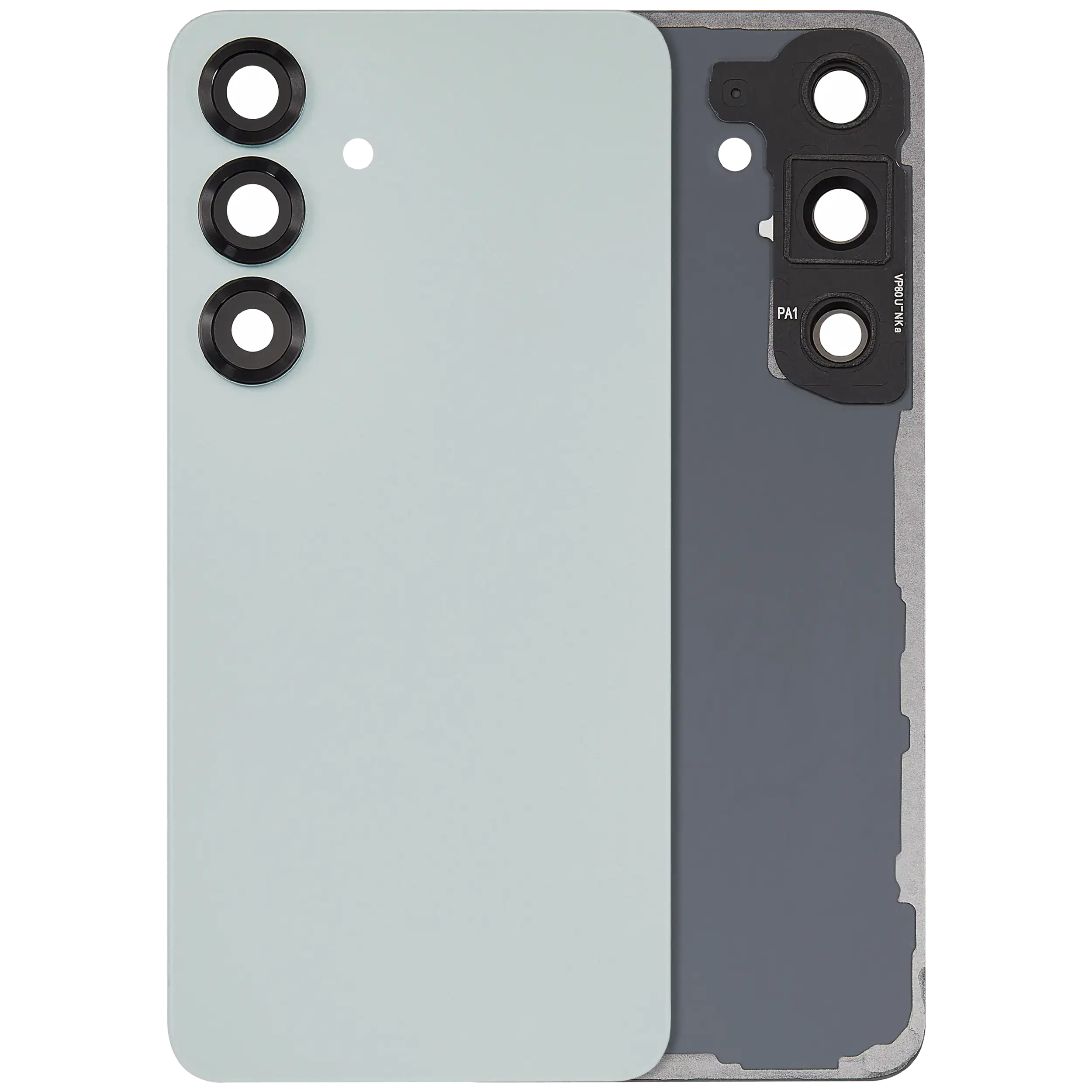 vetro cover posteriore con Vetro fotocamera per Samsung Galaxy S25 5G (No Logo) (Mint)