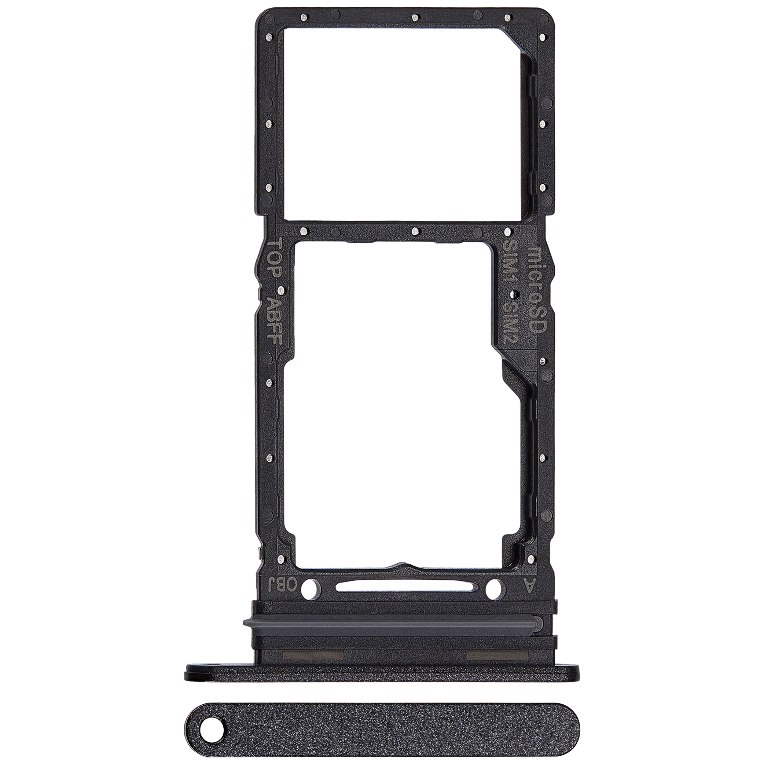 Carrellino doppia SIM per Samsung Galaxy A26 5G (A266 / 2025) (Nero)