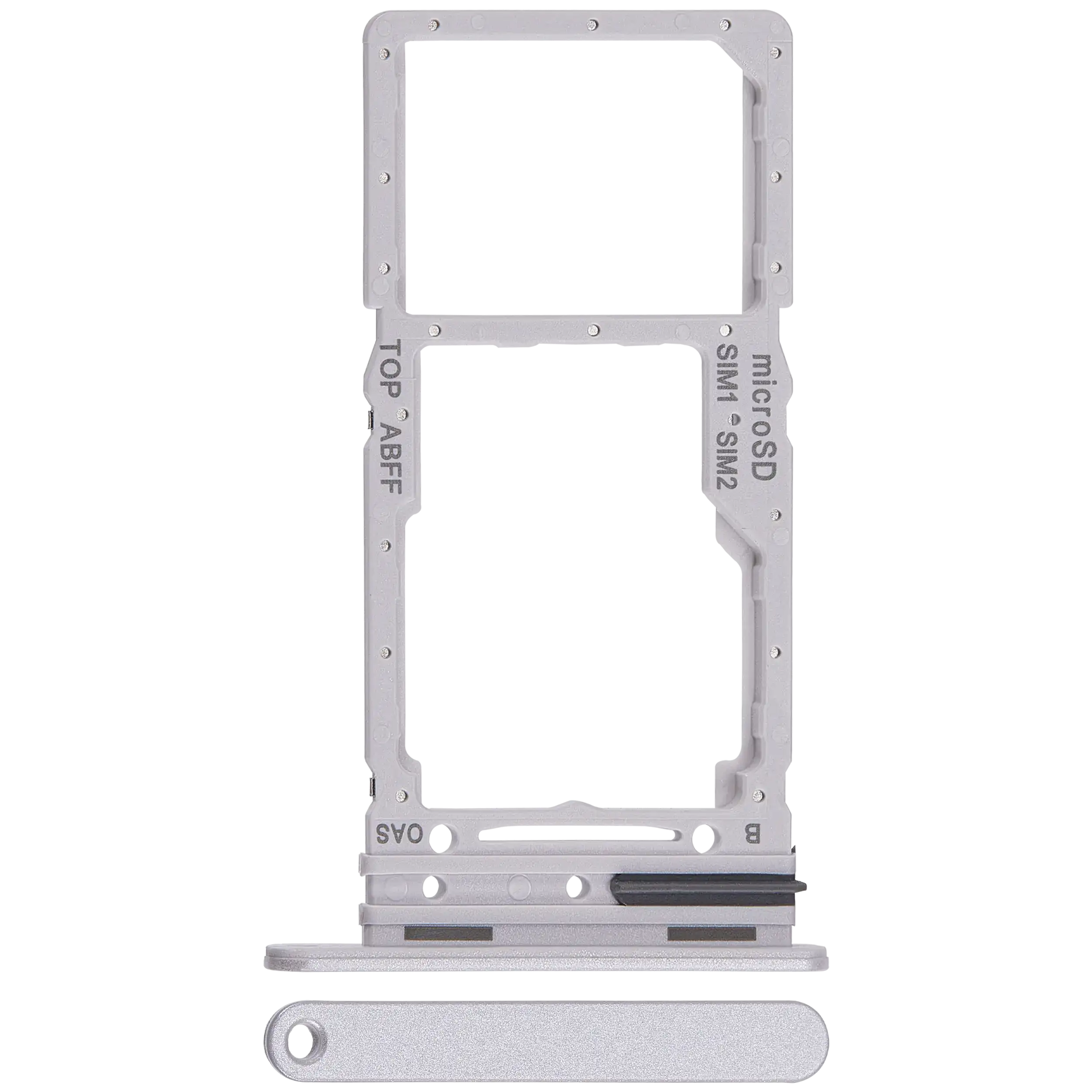 Carrellino doppia SIM per Samsung Galaxy A26 5G (A266 / 2025) (Bianco)