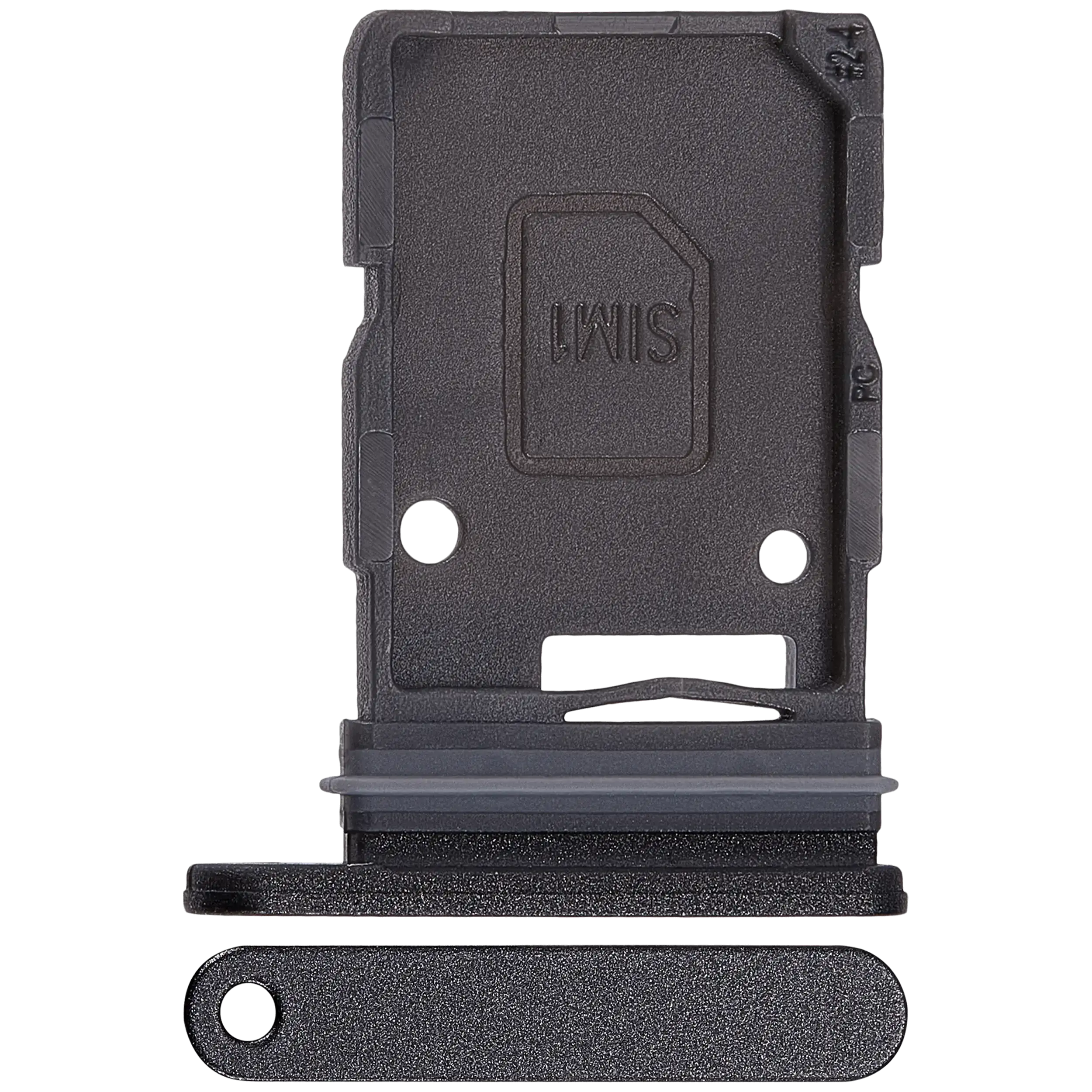 Carrellino SIM singola per Samsung Galaxy A36 5G (A366 / 2025) (Nero)
