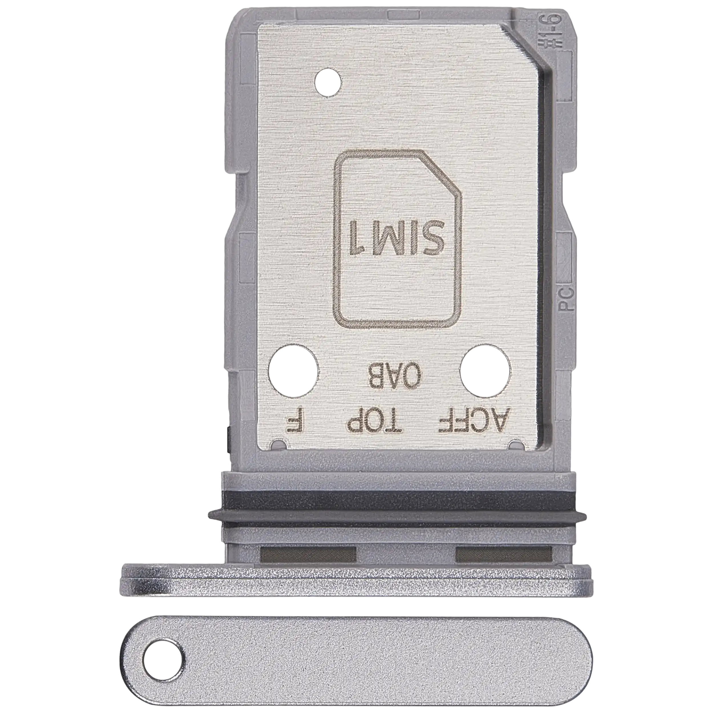 Carrellino doppia SIM per Samsung Galaxy A36 5G (A366 / 2025) (Bianco)