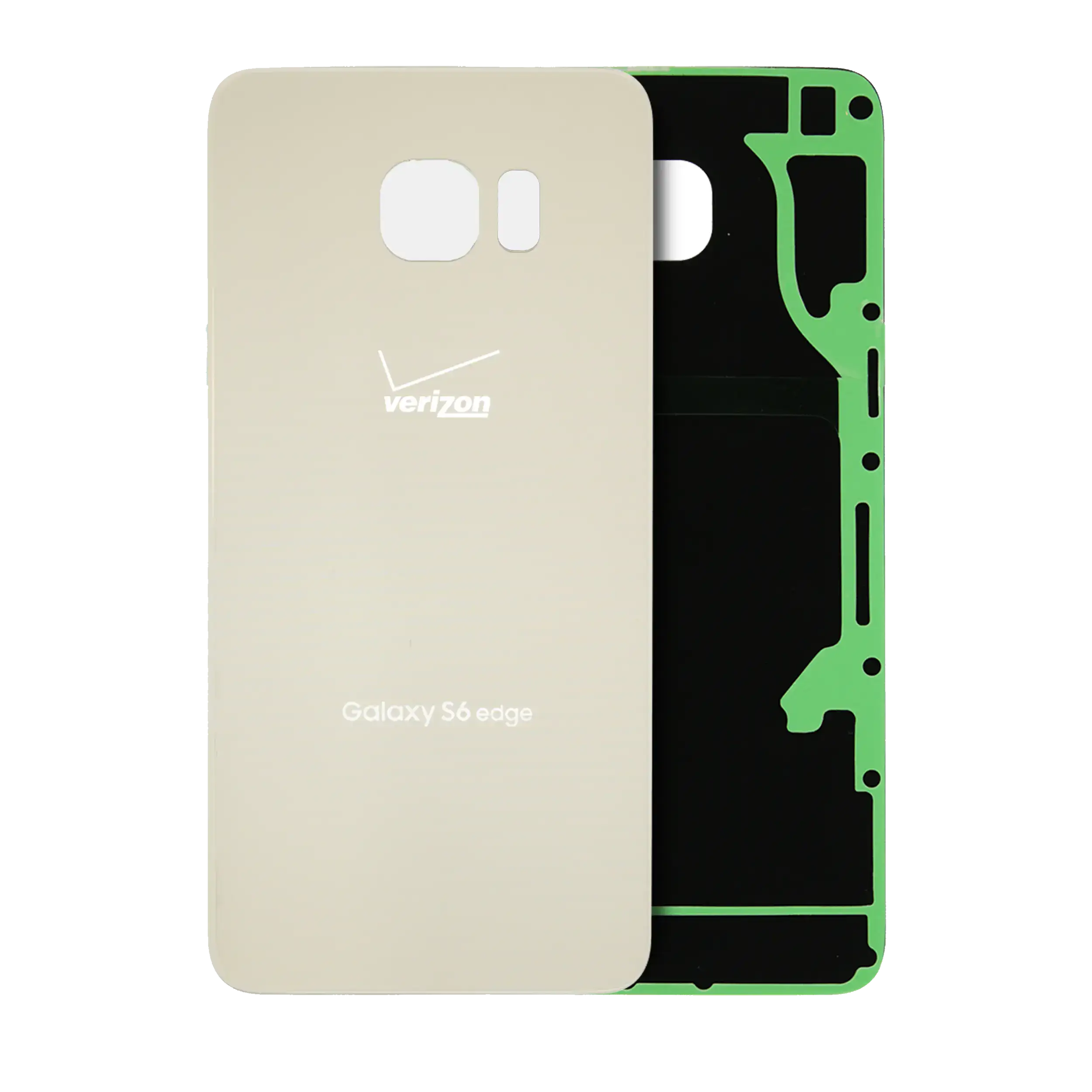 vetro cover posteriore per Samsung Galaxy S6 Edge Plus (Verizon 4G) (Service Pack) (Oro)