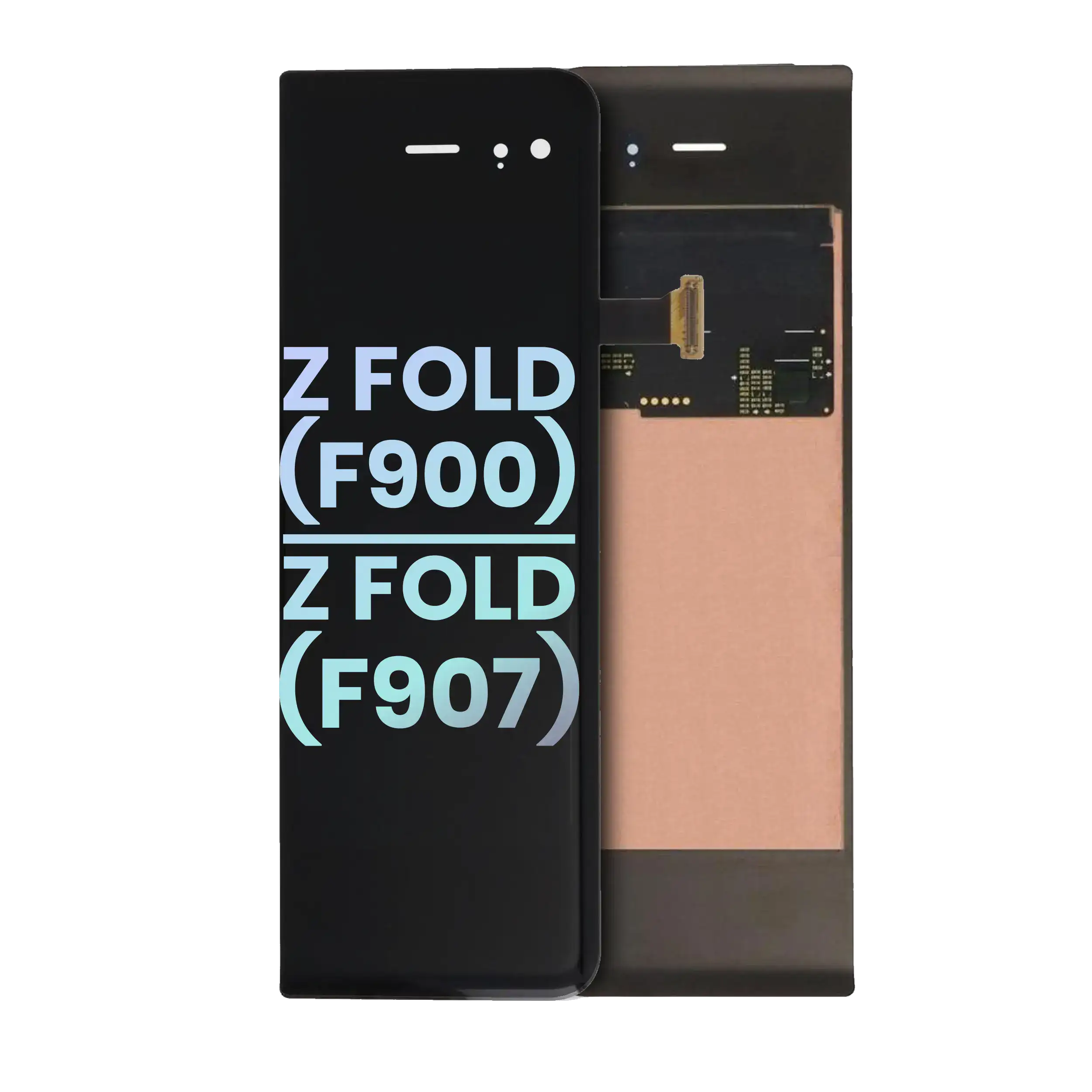 Outer Display OLED completo senza Frame per Samsung Galaxy Z Fold 4G (F900) / Z Fold 5G (F907) (Service Pack) (tutti i colori)