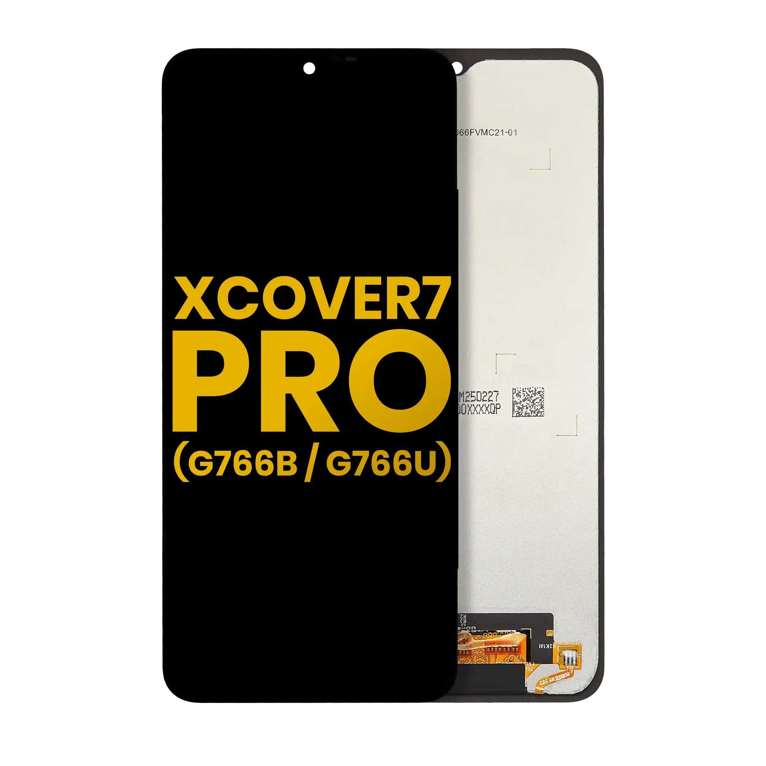 Display LCD completo senza Frame per Samsung Galaxy XCover7 Pro 5G (G766B / G766U) (Refurbished) (tutti i colori)