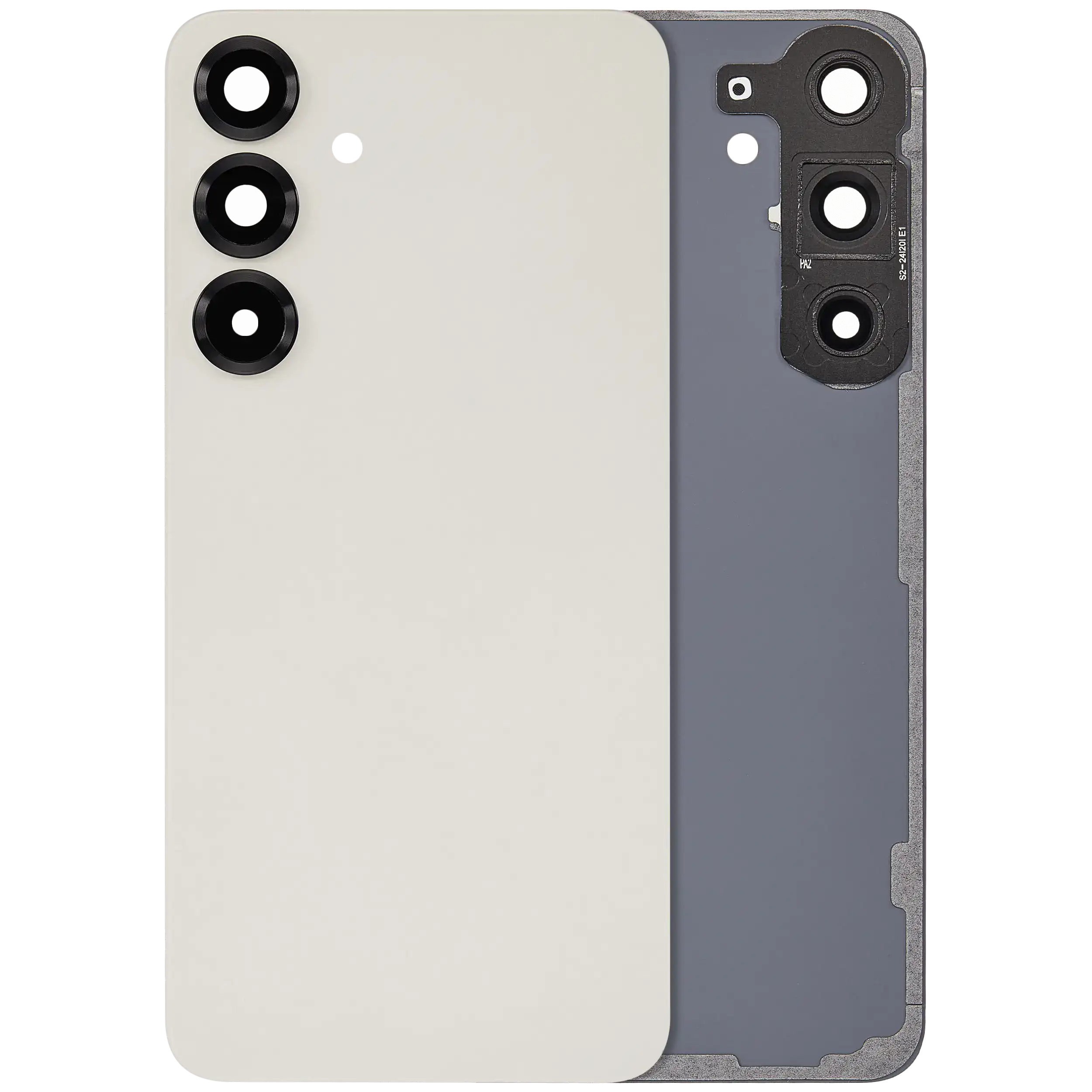 vetro cover posteriore con Vetro fotocamera per Samsung Galaxy S25 Plus 5G (No Logo) (Rosa Oro)