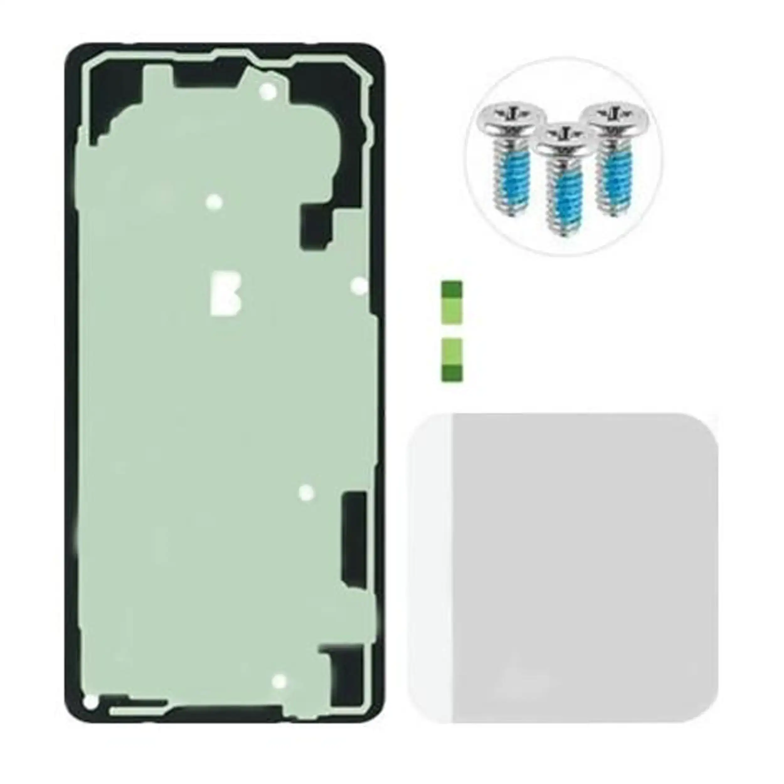 adesivo per cover posteriore con Re-Work Kit per Samsung Galaxy S10 Plus (Service Pack)