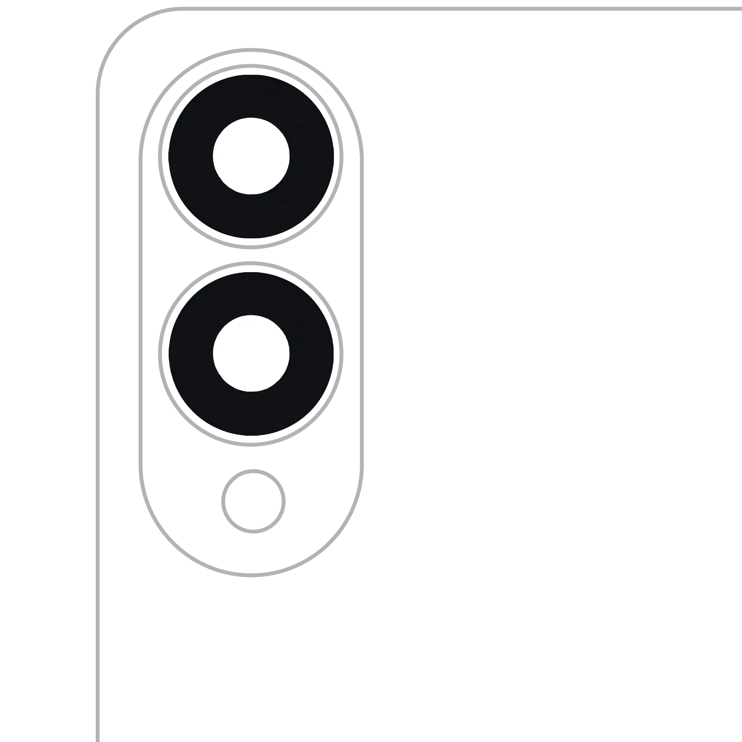 Lente fotocamera posteriore (solo vetro) con adesivo per Samsung Galaxy S25 Edge (S937) (2 set pezzi) (tutti i colori)