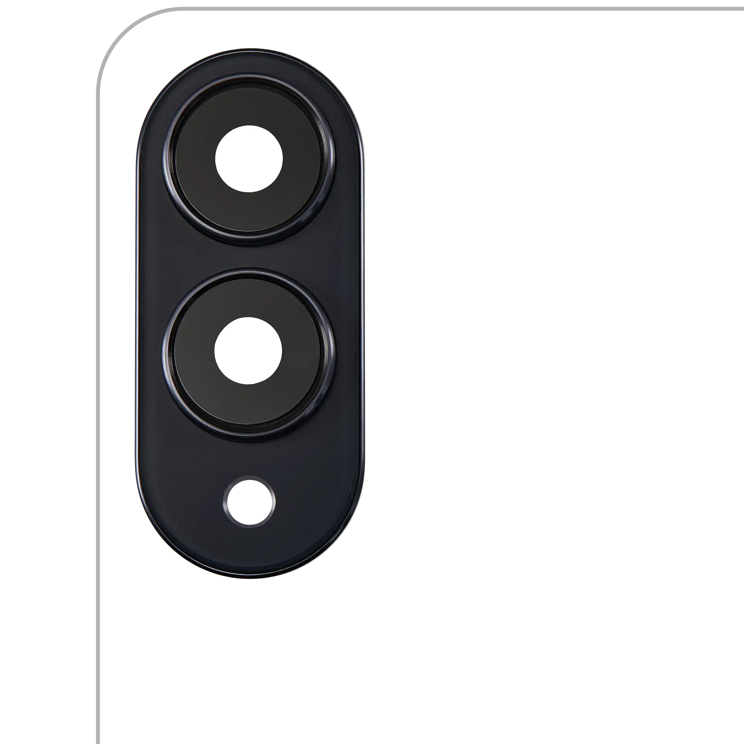 Lente fotocamera posteriore con Cover Cornice Ring per Samsung Galaxy S25 Edge (S937) (Titanio Jetblack)