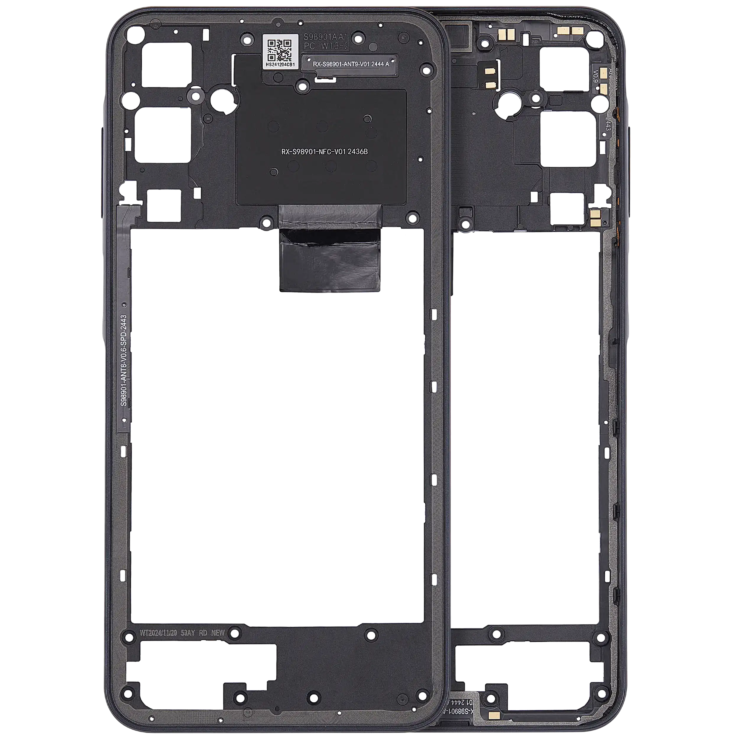 Frame centrale per Samsung Galaxy A16 5G (A166P / 2024) (Blu Nero)