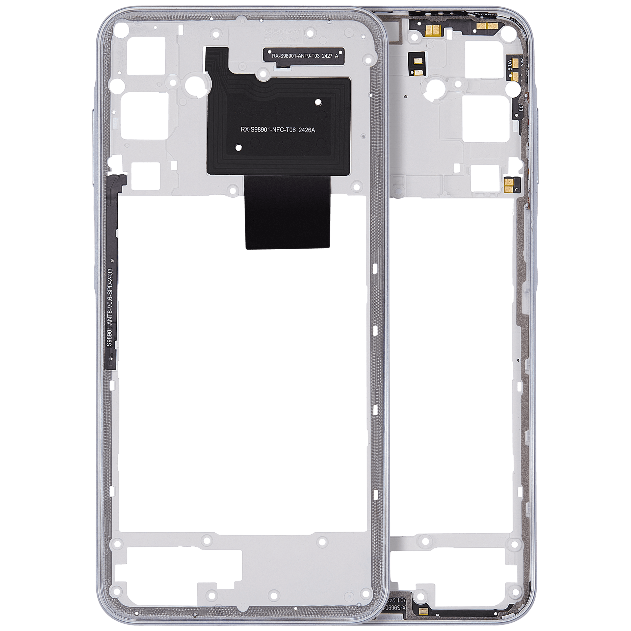 Frame centrale per Samsung Galaxy A16 5G (A166P / 2024) (Light Grigio)
