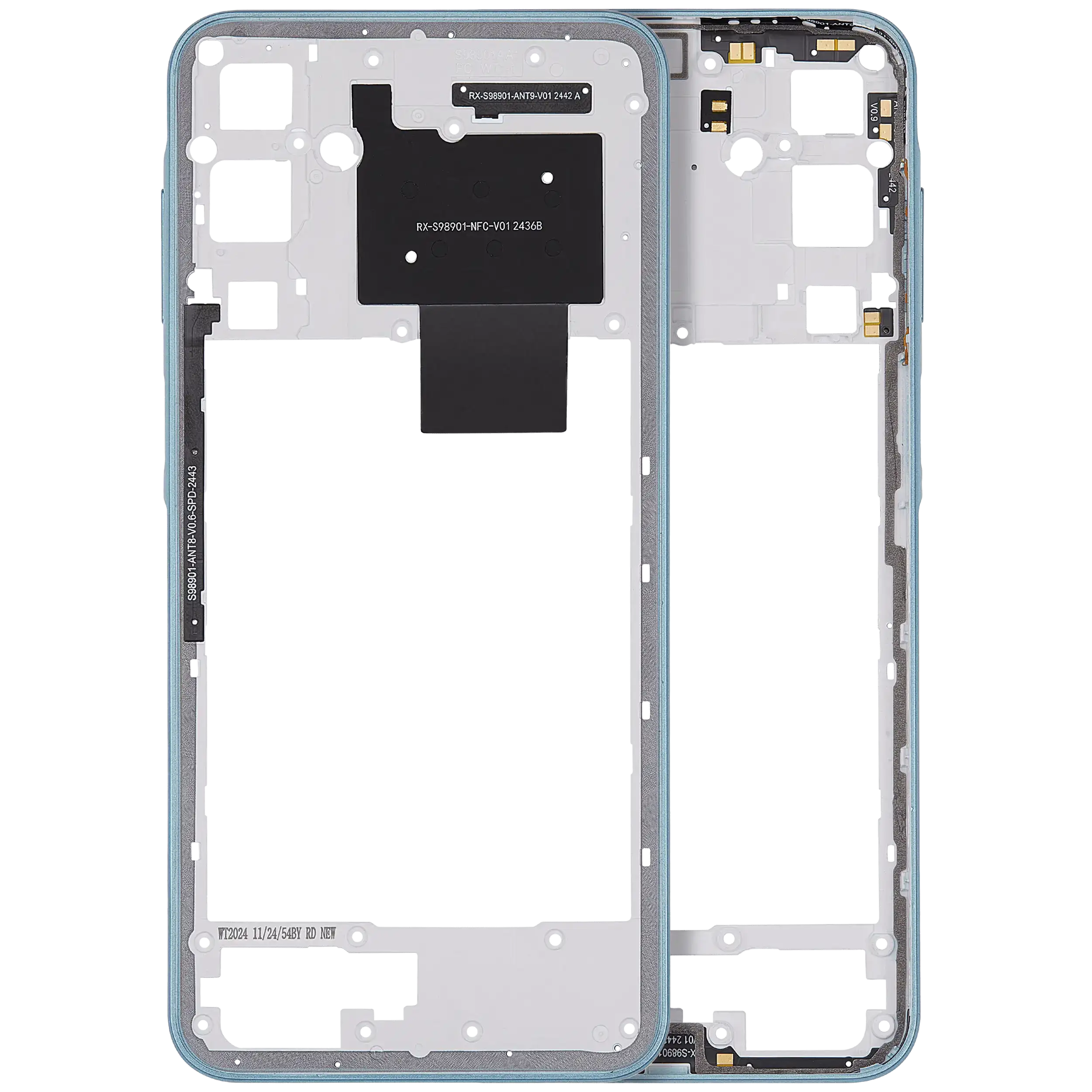 Frame centrale per Samsung Galaxy A16 5G (A166P / 2024) (Light Verde)