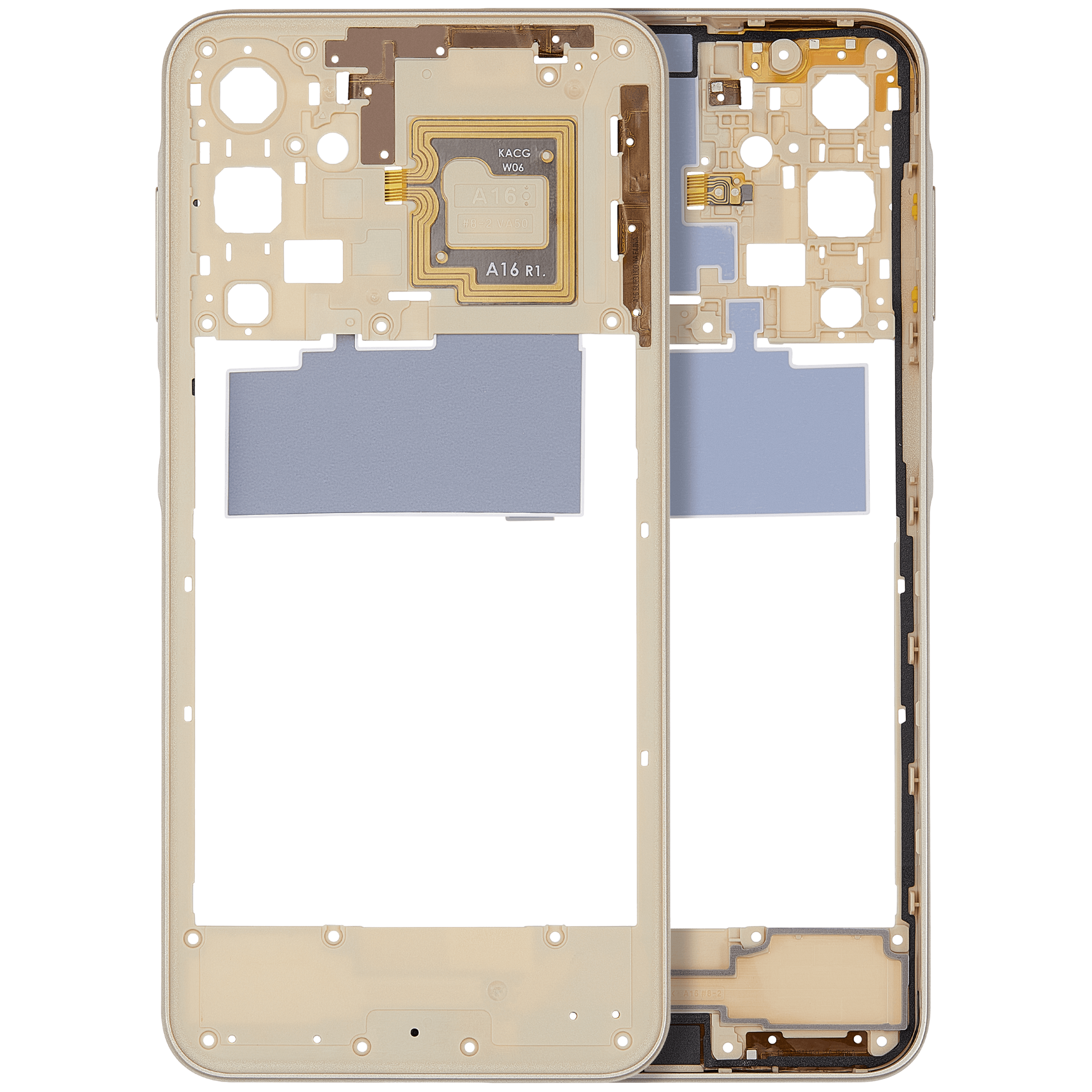 Frame centrale per Samsung Galaxy A16 5G (A166U / 2024) (US Version) (Oro)
