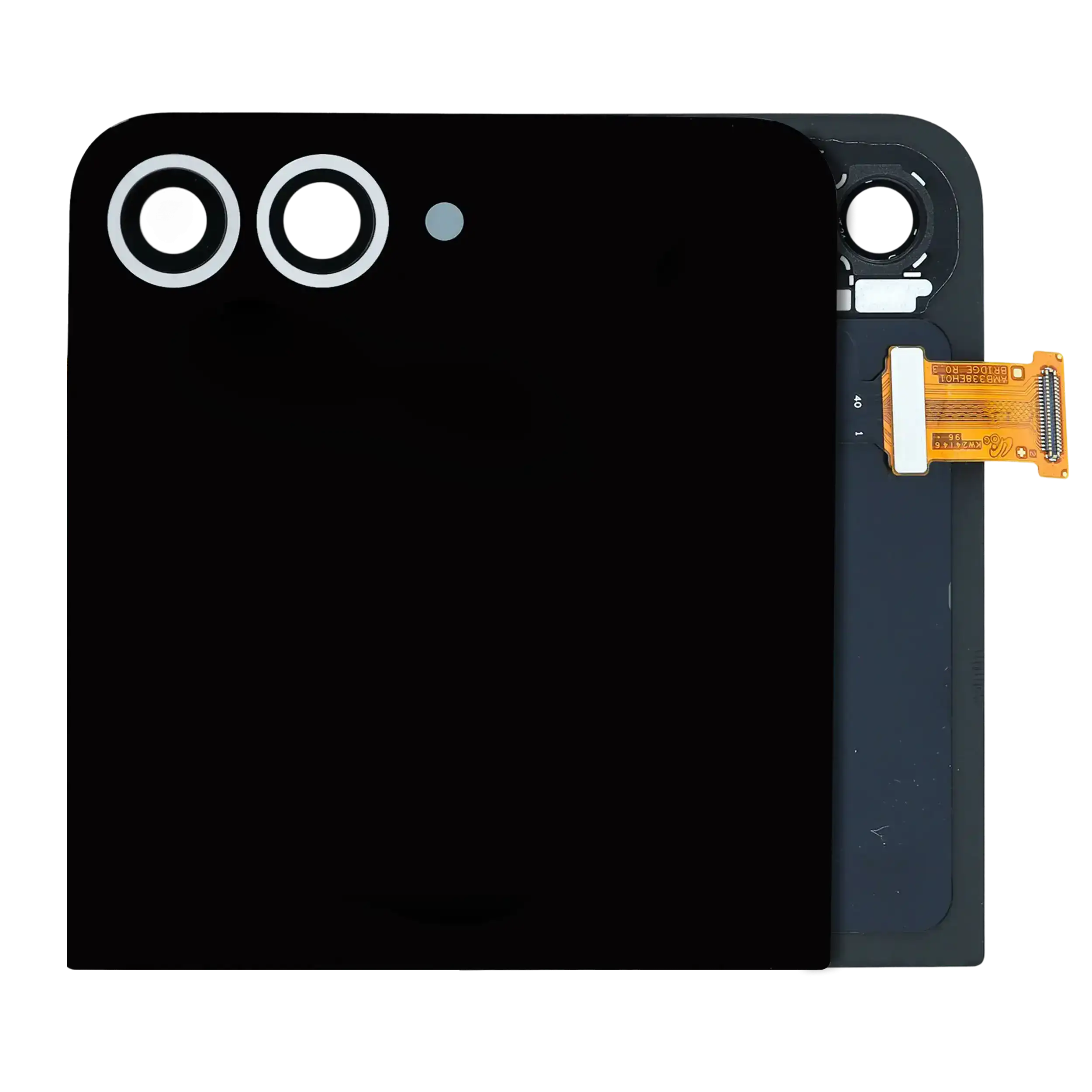 Outer Display OLED completo per Samsung Galaxy Z Flip 6 5G (Service Pack) (Bianco)