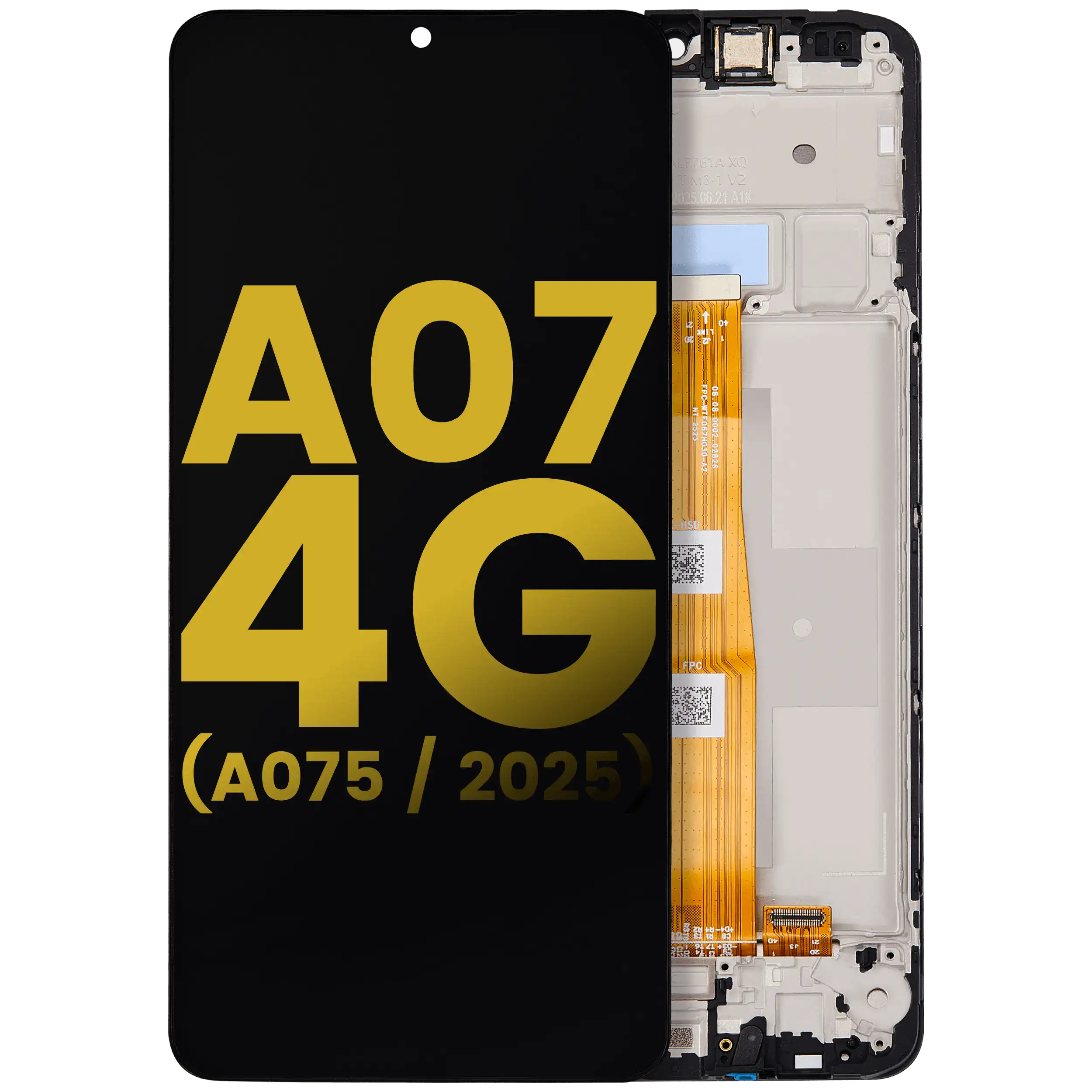 Display LCD completo con Frame per Samsung Galaxy A07 4G (A075 / 2025) (Refurbished) (tutti i colori)
