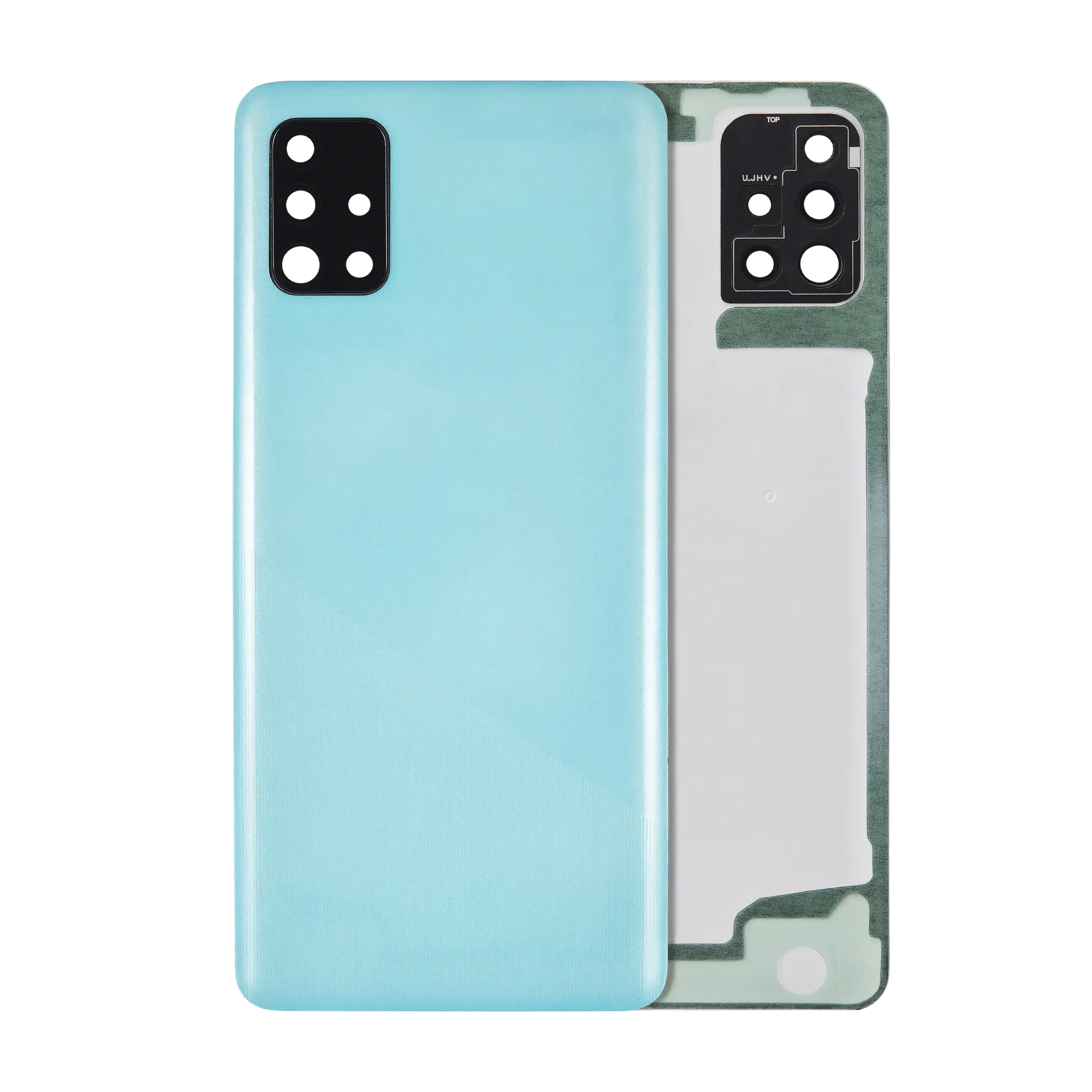 vetro cover posteriore con Vetro fotocamera per Samsung Galaxy A51 4G (A515 / 2019) (Service Pack) (Prism Crush Blu)
