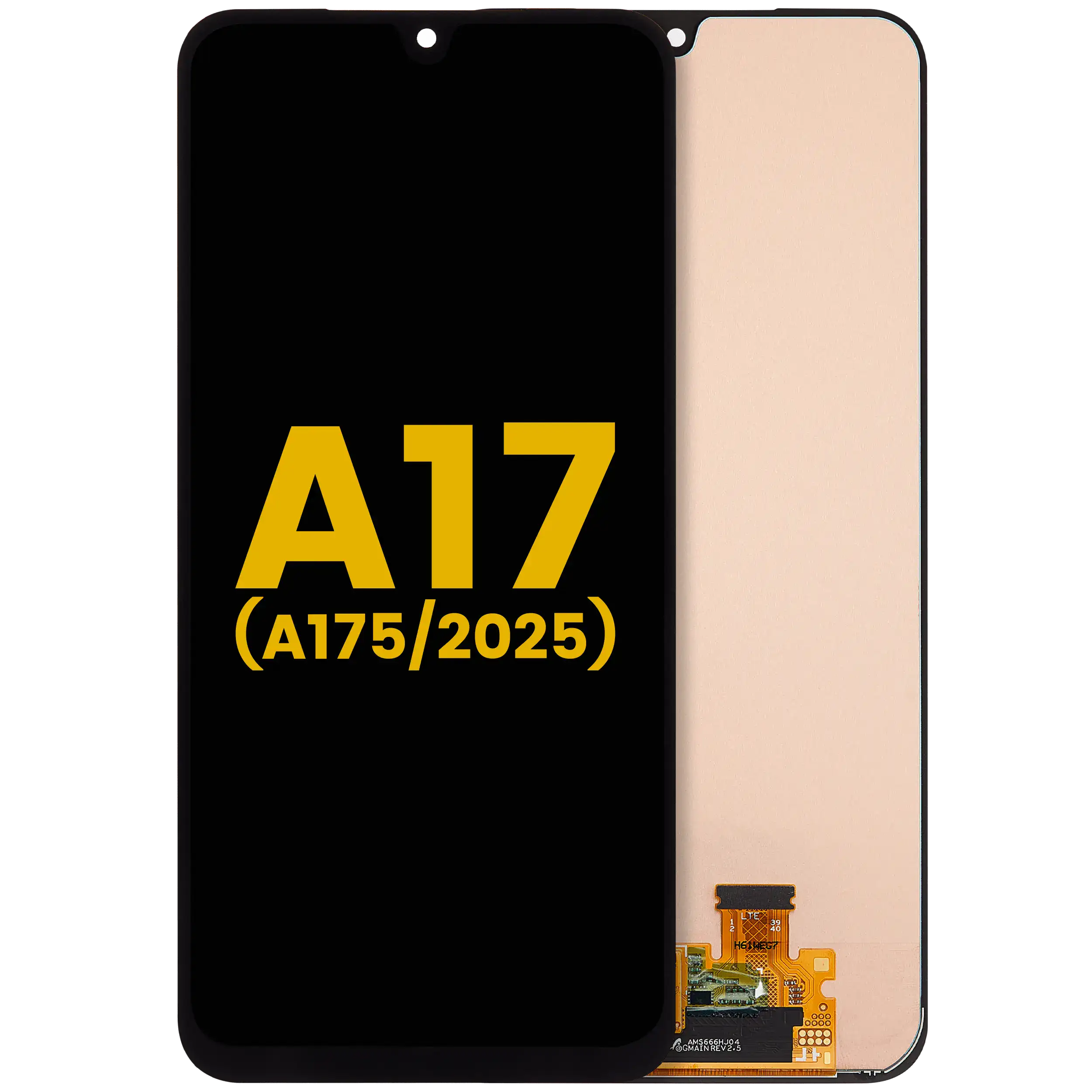 Display OLED completo senza Frame compatibile per Samsung Galaxy A17 (A175 / A176 / 2025) (Refurbished) (tutti i colori)