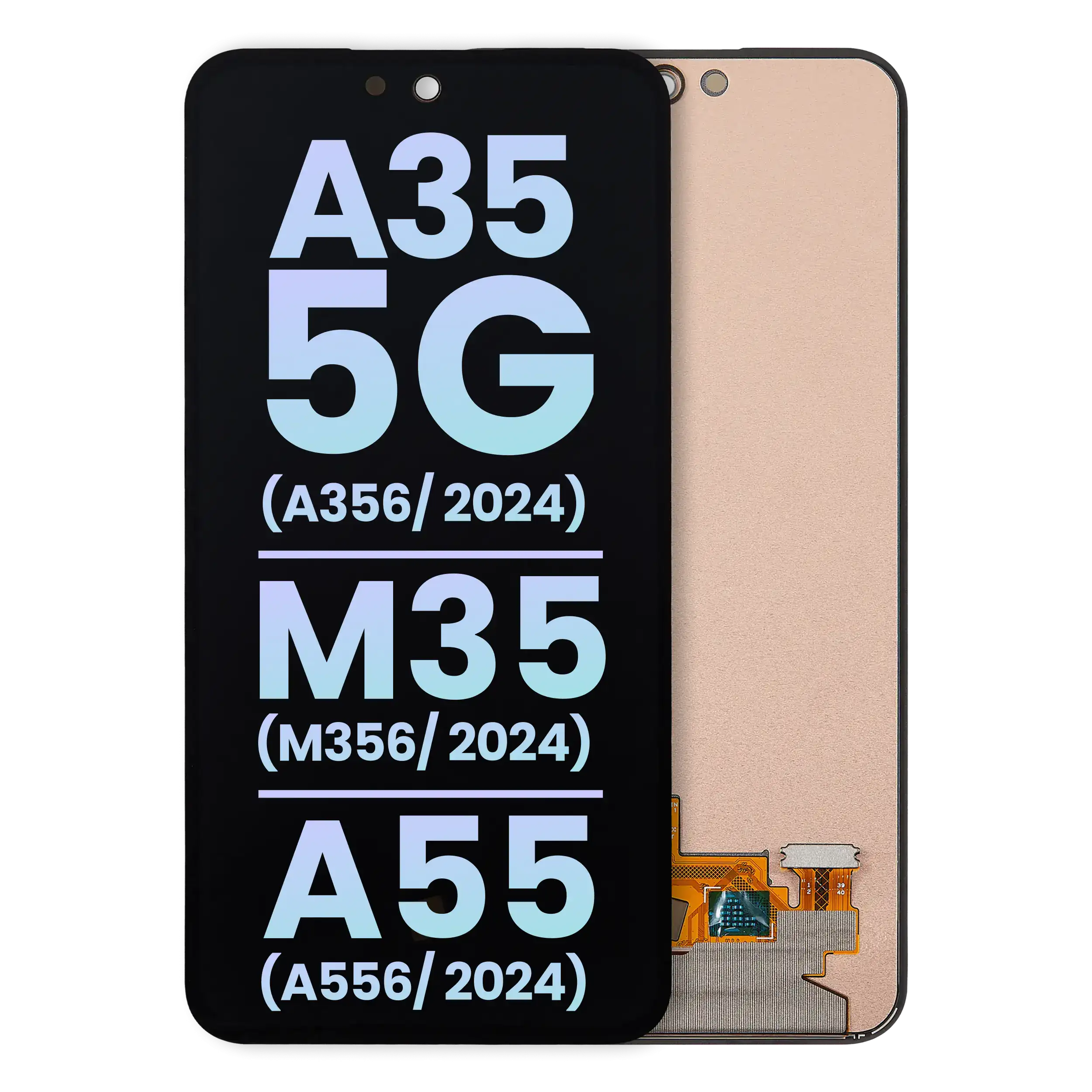 Display OLED completo senza Frame per Samsung Galaxy A35 5G (A356 / 2024) / M35 (M356 / 2024) / A55 (A556 / 2024) (Service Pack) (tutti i colori)