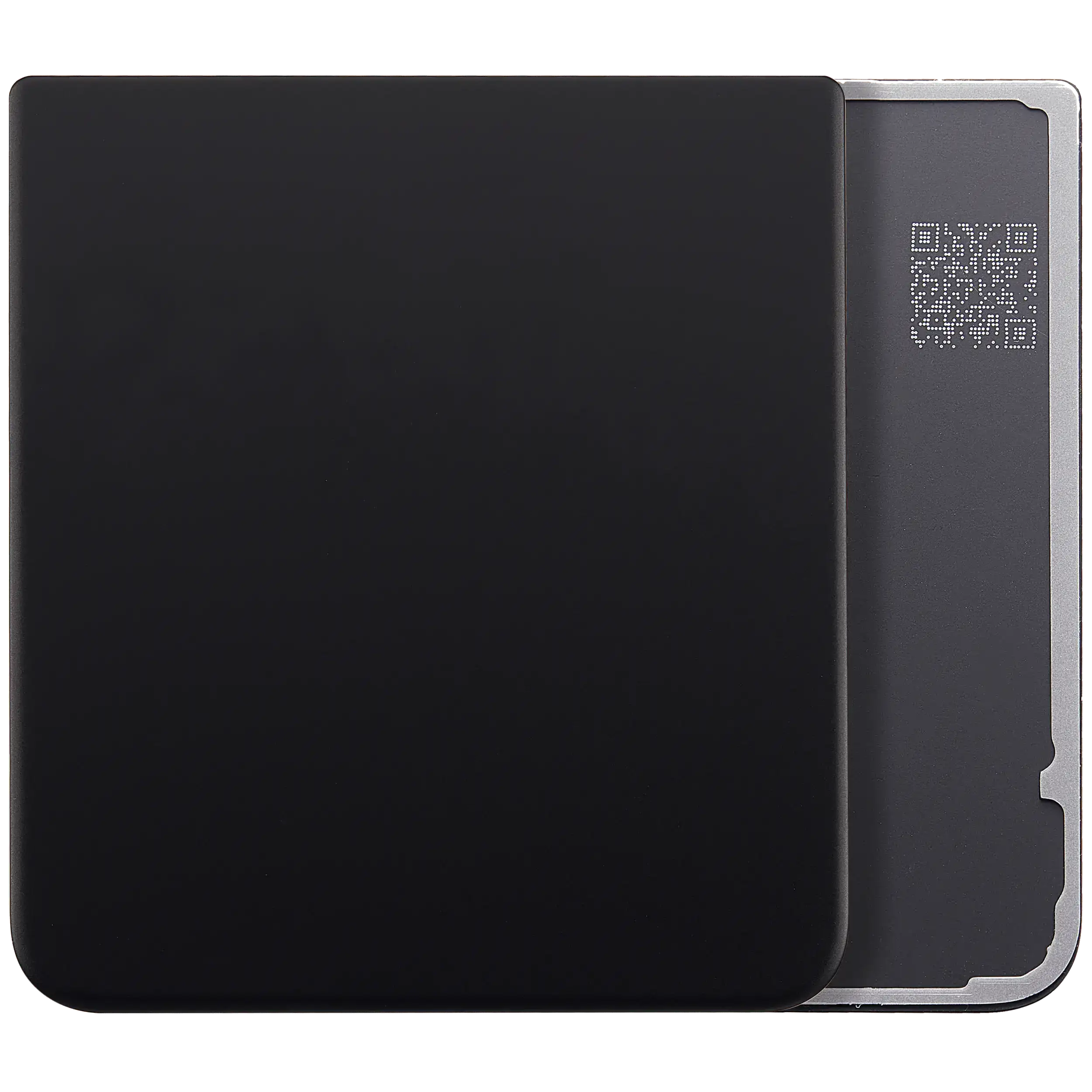 Bottom vetro cover posteriore per Samsung Galaxy Z Flip 3 5G (Phantom Nero)