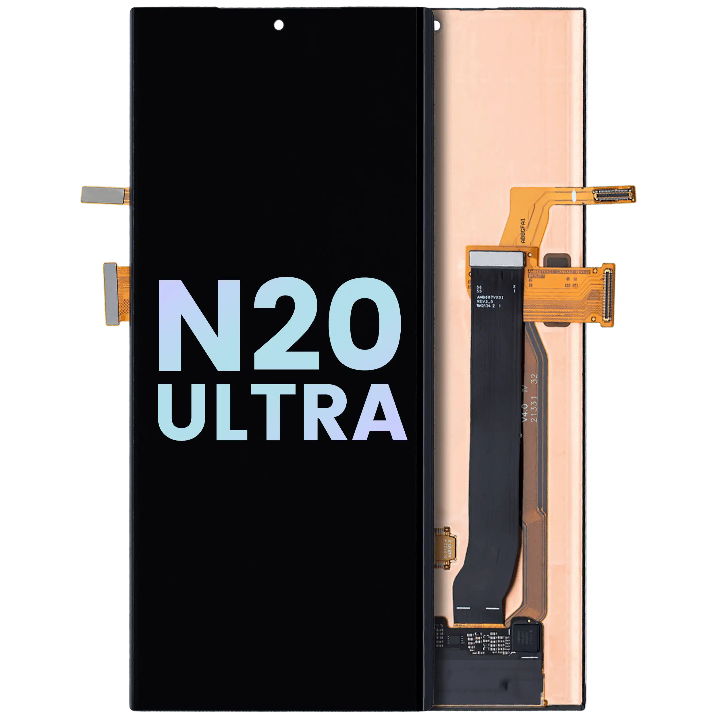 Display OLED completo senza Frame per Samsung Galaxy Note 20 Ultra 5G (Service Pack) (tutti i colori)