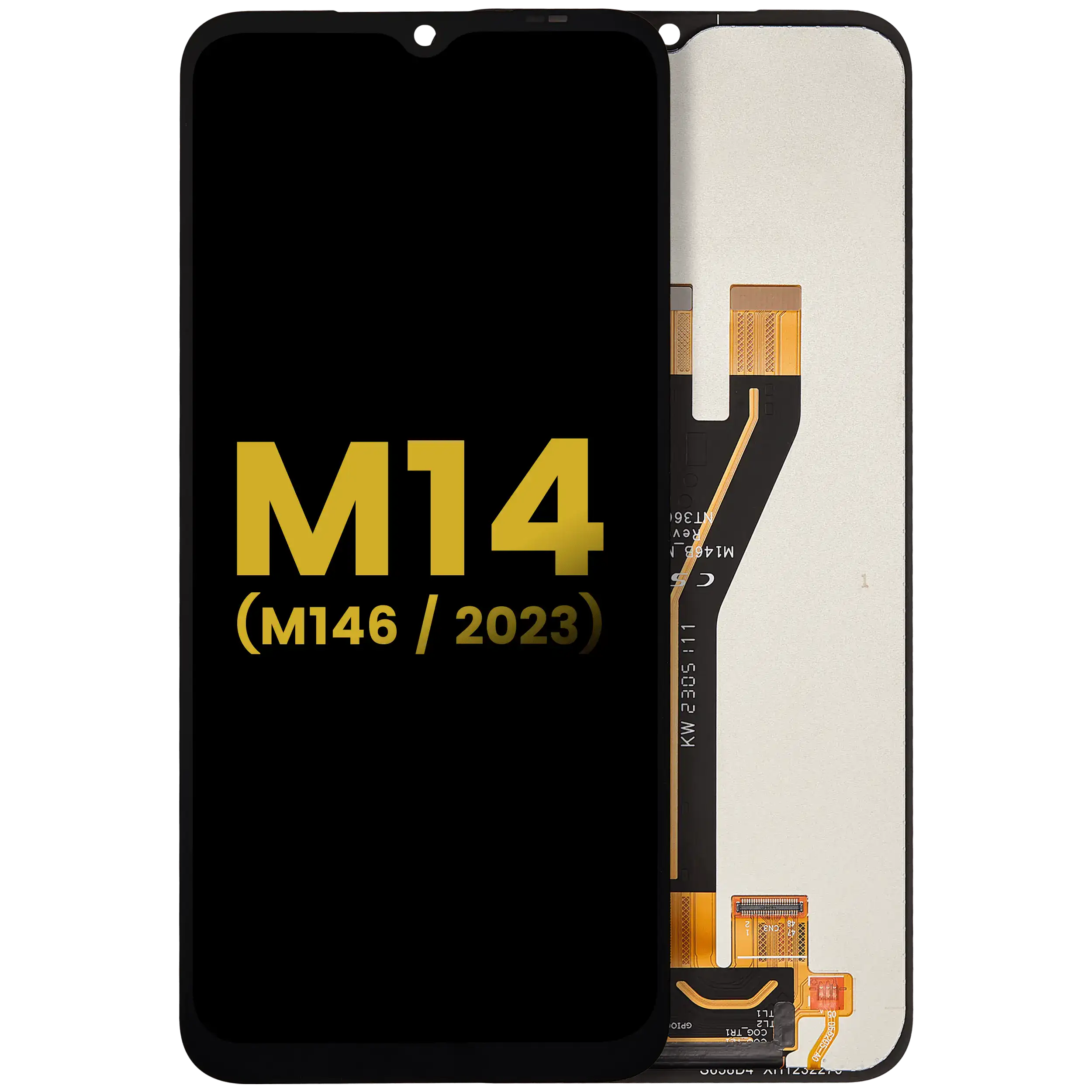 Display LCD completo senza Frame compatibile per Samsung Galaxy M14 (M146 / 2023) (Refurbished) (tutti i colori)
