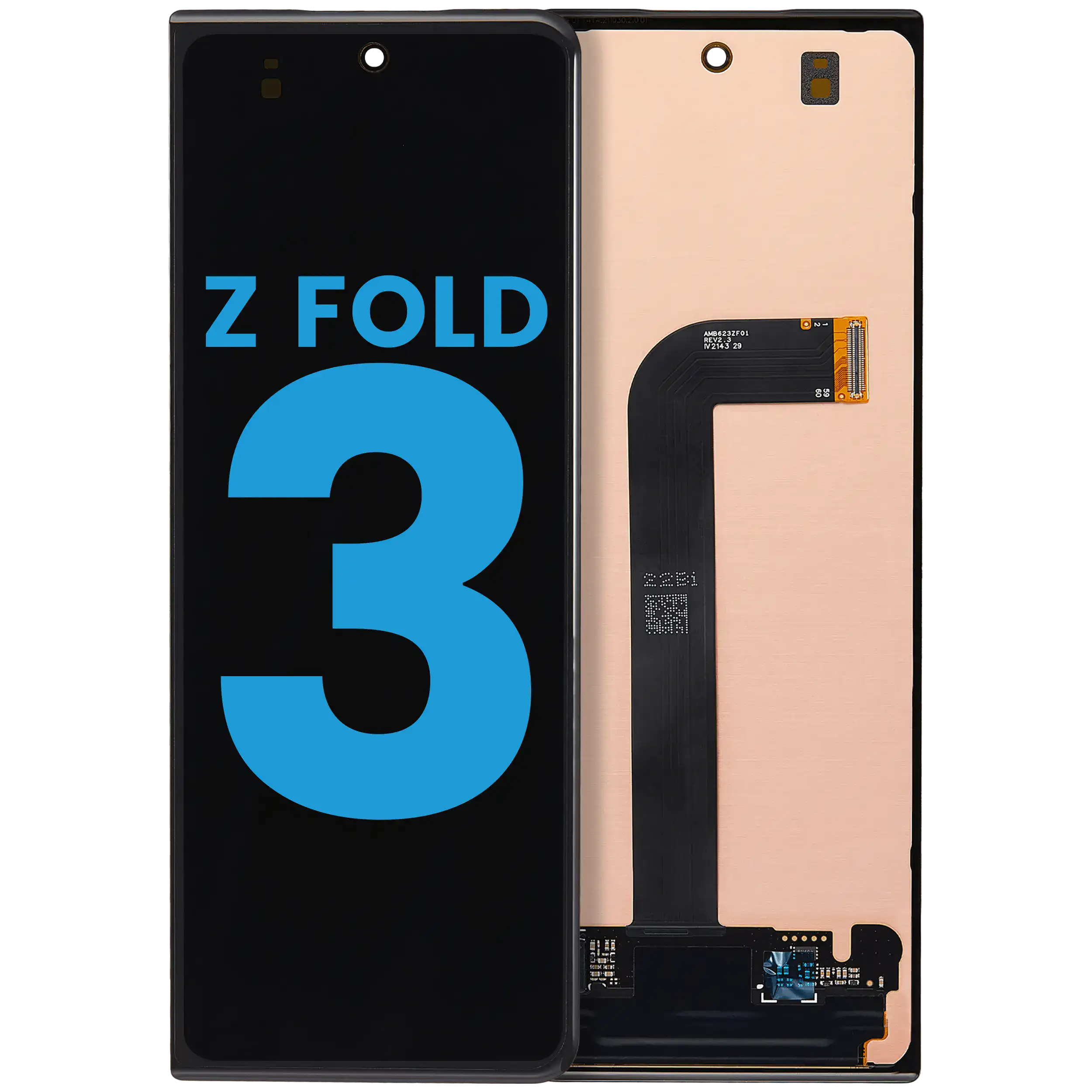 Outer Display LCD completo per Samsung Galaxy Z Fold 3 5G (tutti i colori)