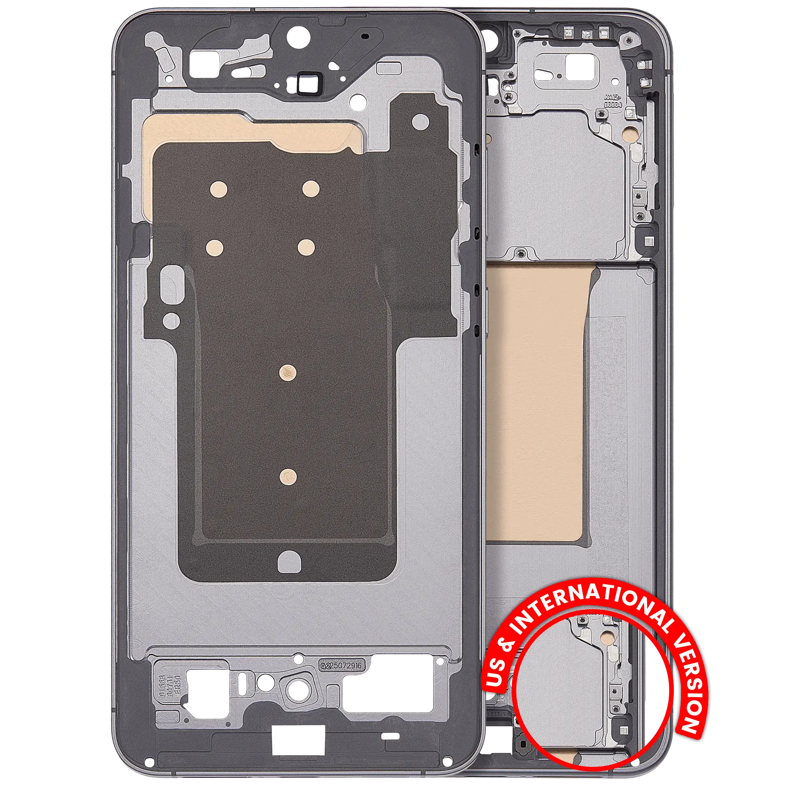 Frame centrale compatibile per Samsung Galaxy S25 FE 5G (US e International Version) (Jetblack / Navy)