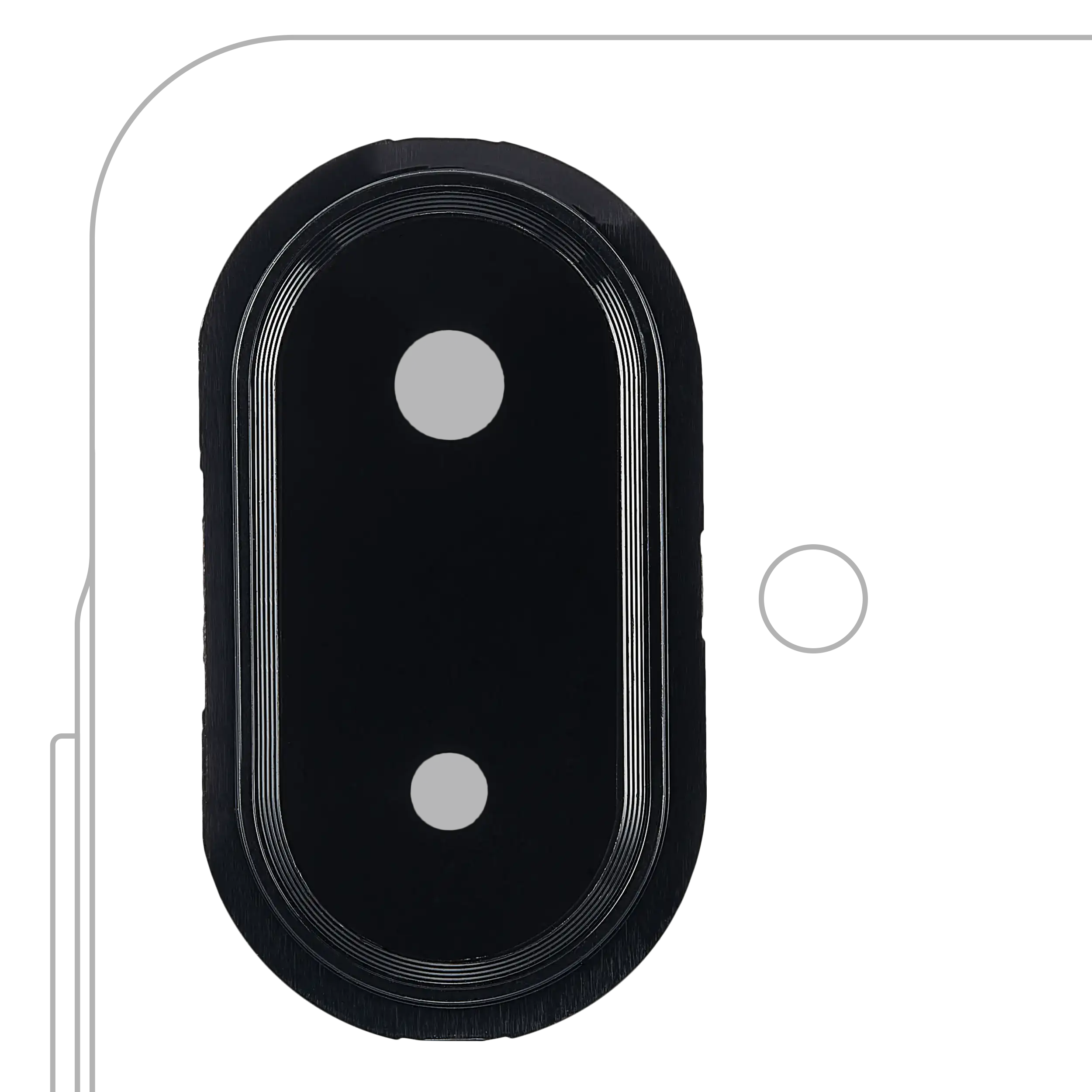 Lente fotocamera posteriore con Cover Cornice Ring per Samsung Galaxy A07 4G (A075 / 2025) (tutti i colori)