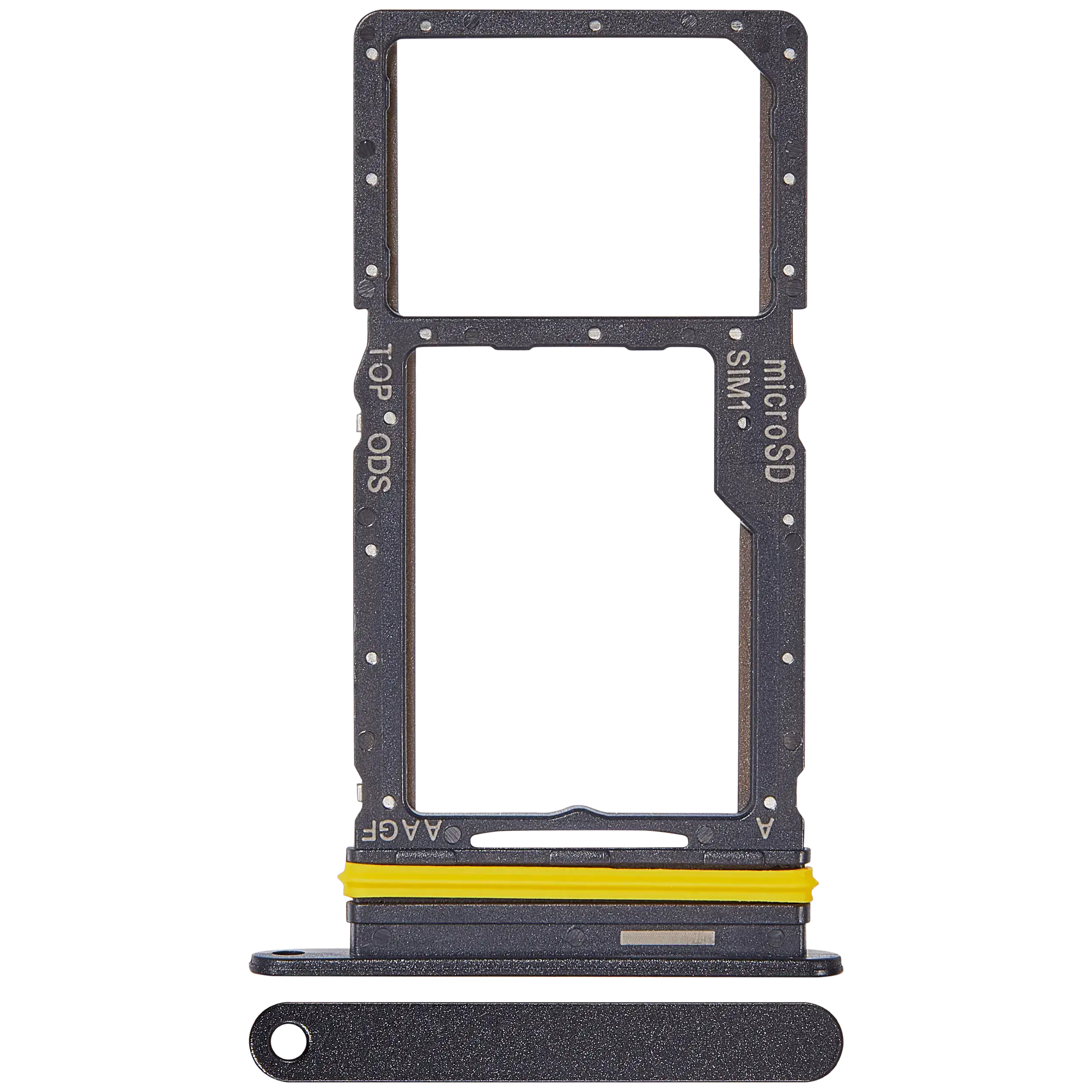 Carrellino SIM singola per Samsung Galaxy A17 5G (A176 / 2025) (Premium) (Nero)