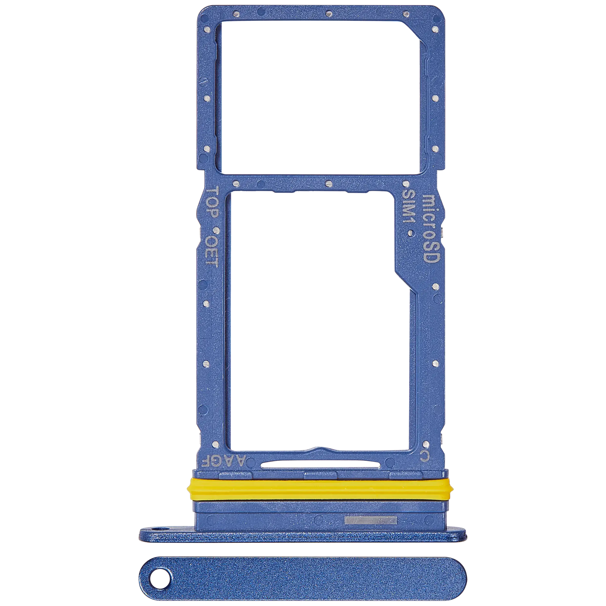 Carrellino SIM singola per Samsung Galaxy A17 5G (A176 / 2025) (Premium) (Blu)