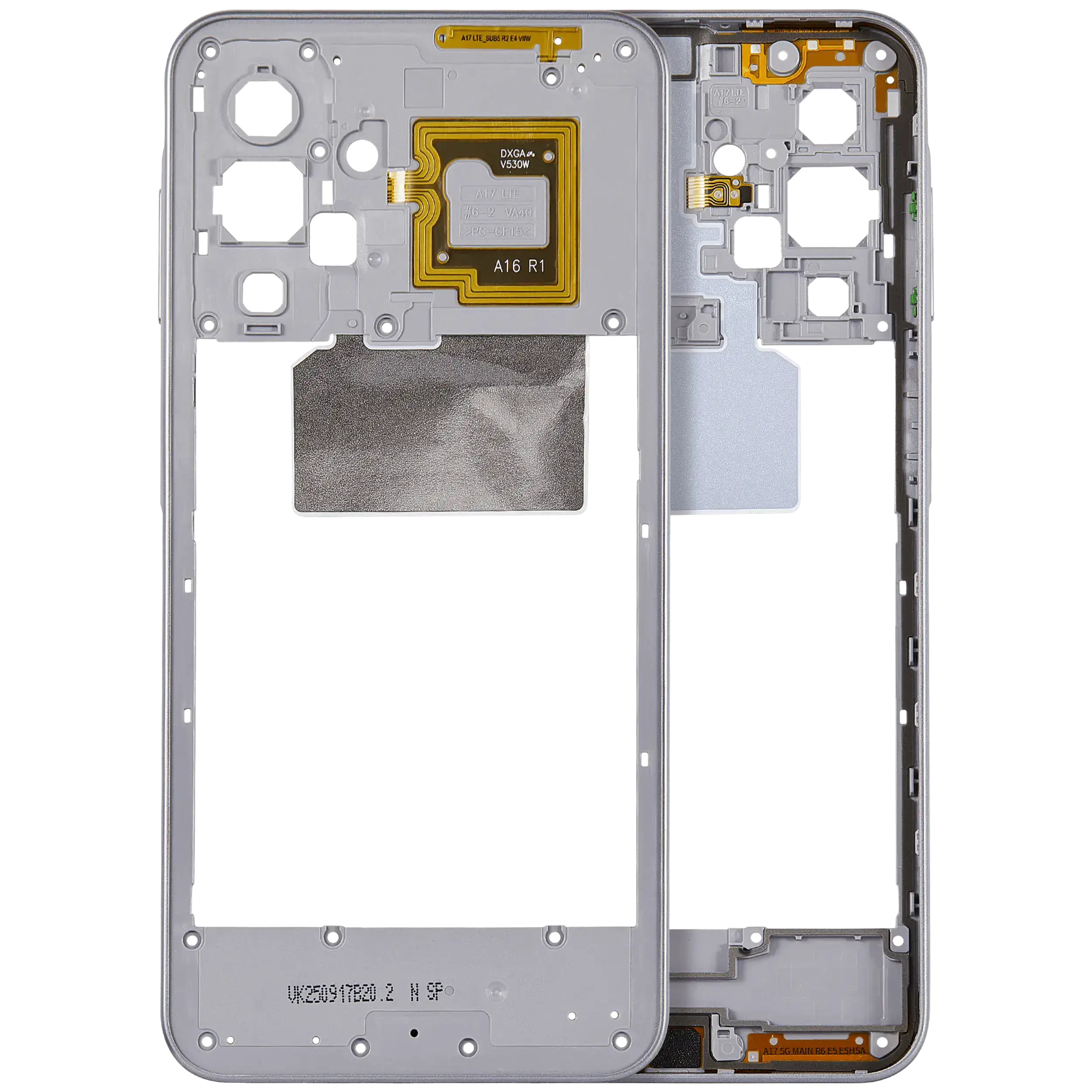 Frame centrale per Samsung Galaxy A17 4G (A175 / 2025) (Grigio)
