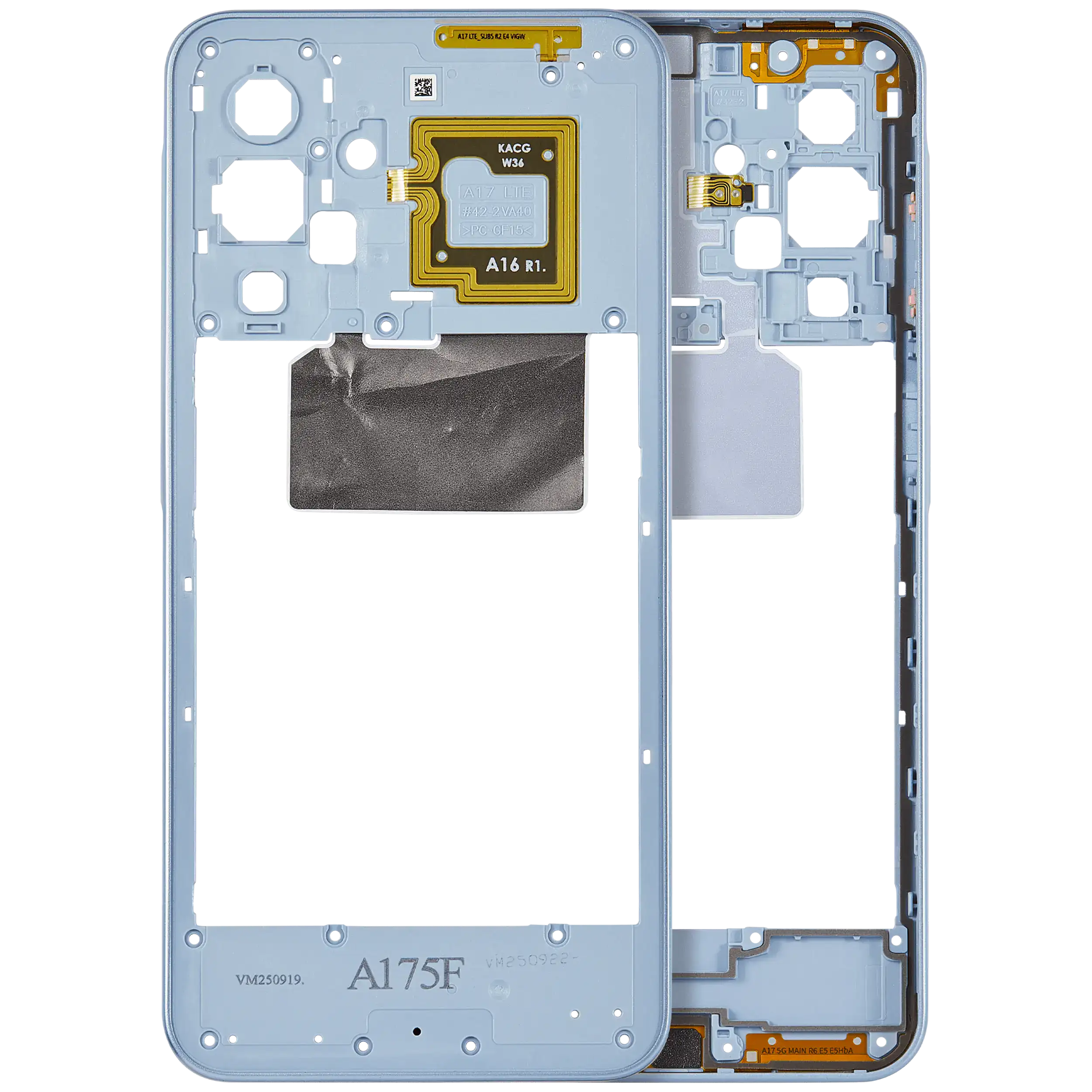 Frame centrale per Samsung Galaxy A17 4G (A175 / 2025) (Light Blu)