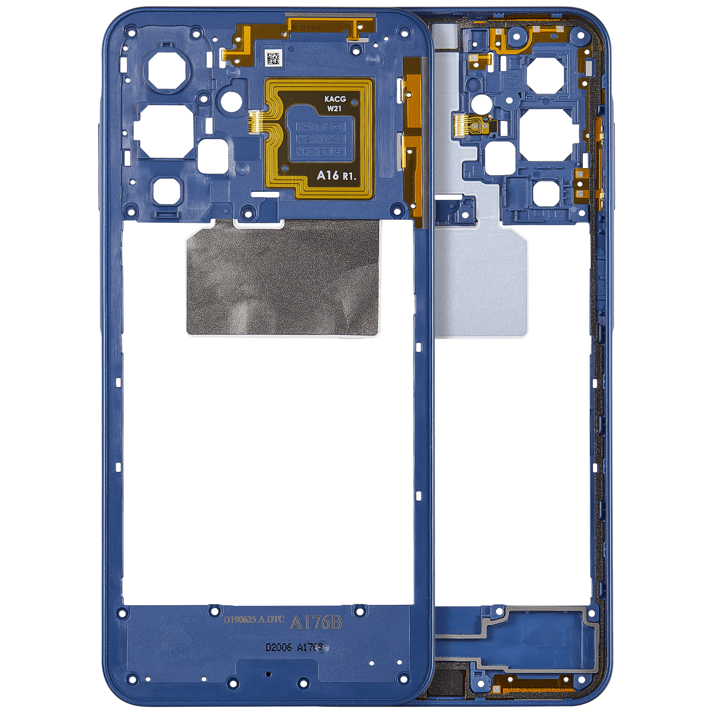 Frame centrale per Samsung Galaxy A17 5G (A176 / 2025) (Blu)