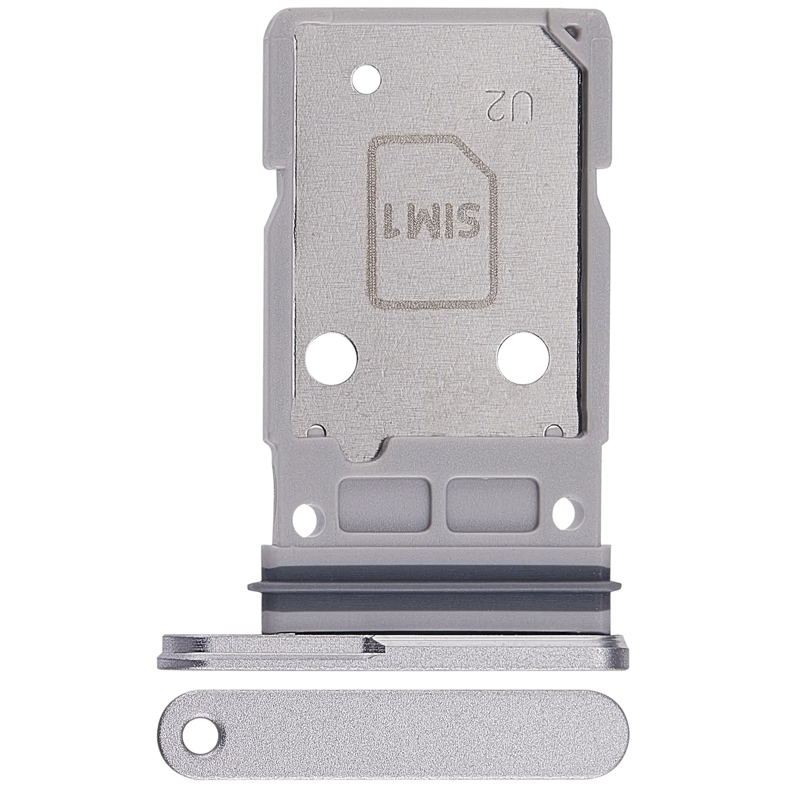 Carrellino doppia SIM per Samsung Galaxy S25 FE 5G (S731) (Premium) (Bianco)