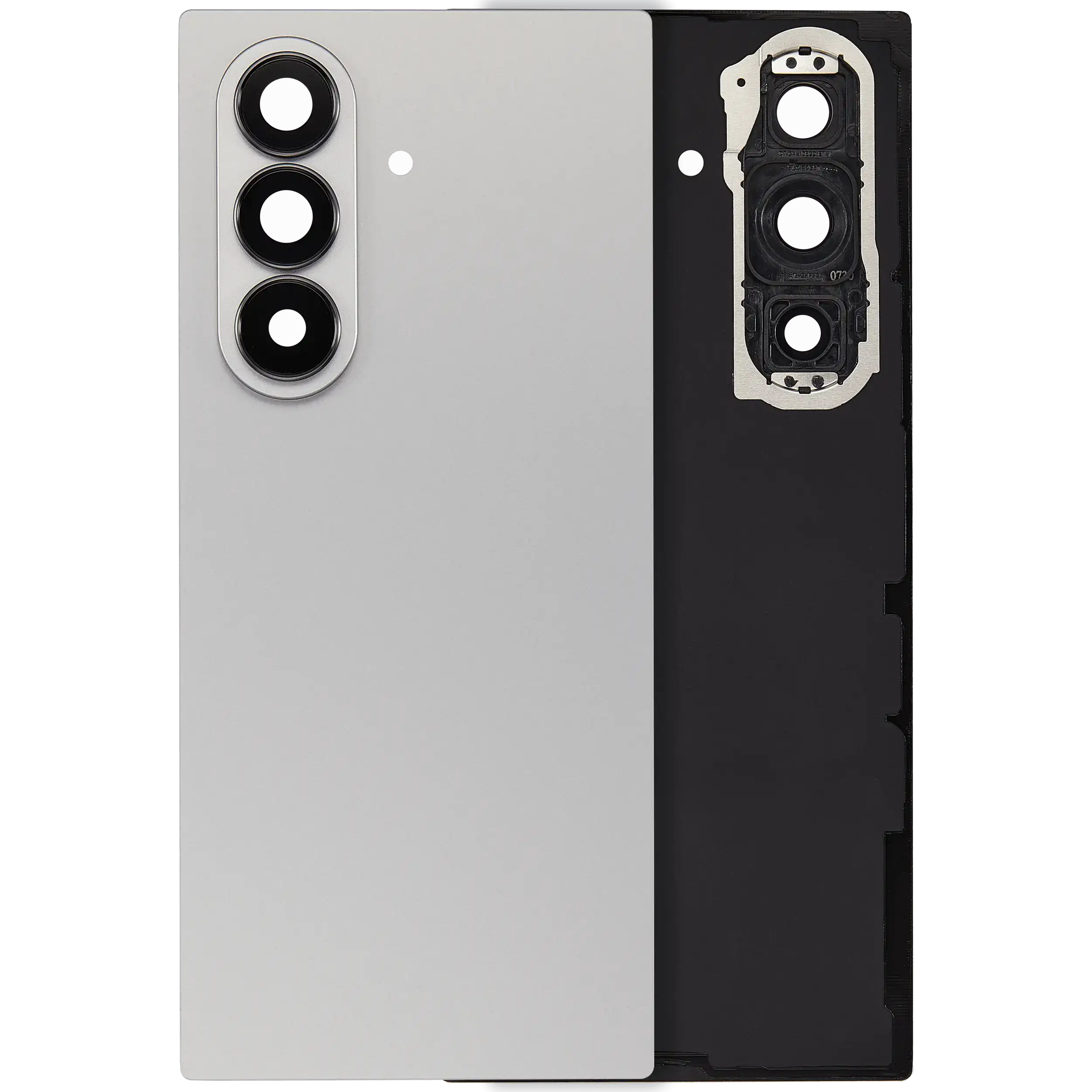 vetro cover posteriore con Vetro fotocamera per Samsung Galaxy Z Fold 7 5G (F966) (No Logo) (Argento Shadow)
