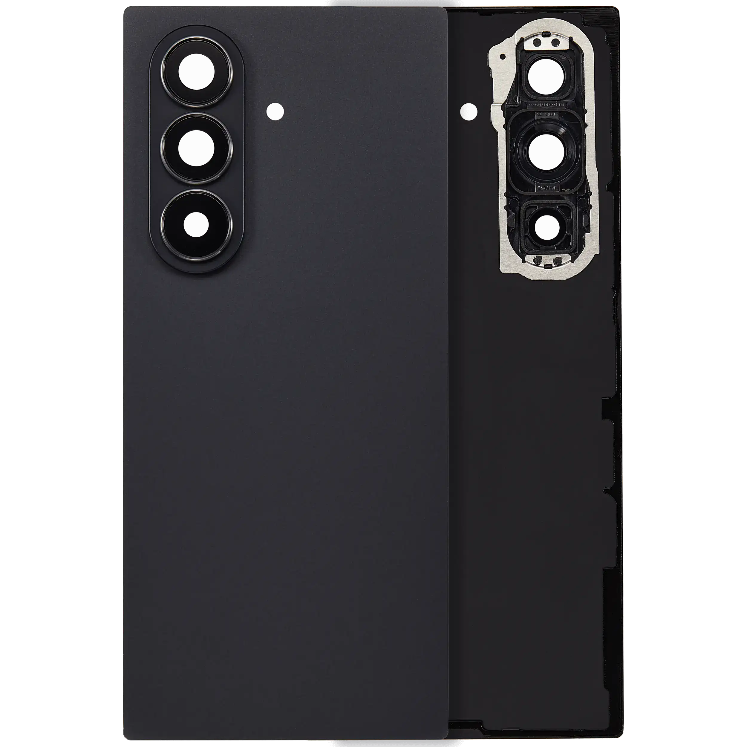 vetro cover posteriore con Vetro fotocamera per Samsung Galaxy Z Fold 7 5G (F966) (No Logo) (Jet Nero)