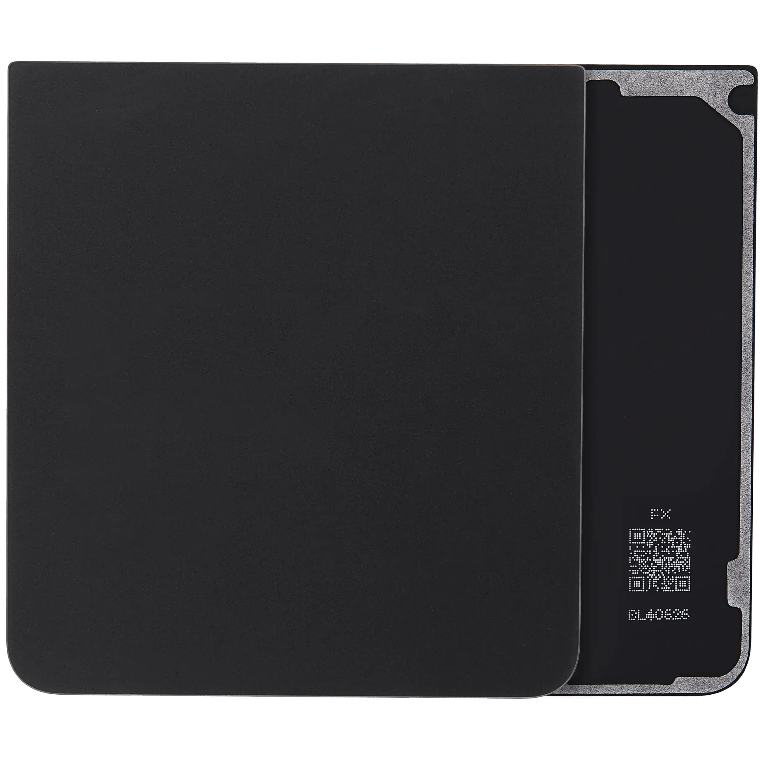 Bottom vetro cover posteriore per Samsung Galaxy Z Flip 7 5G (F766) (No Logo) (Jet Nero)