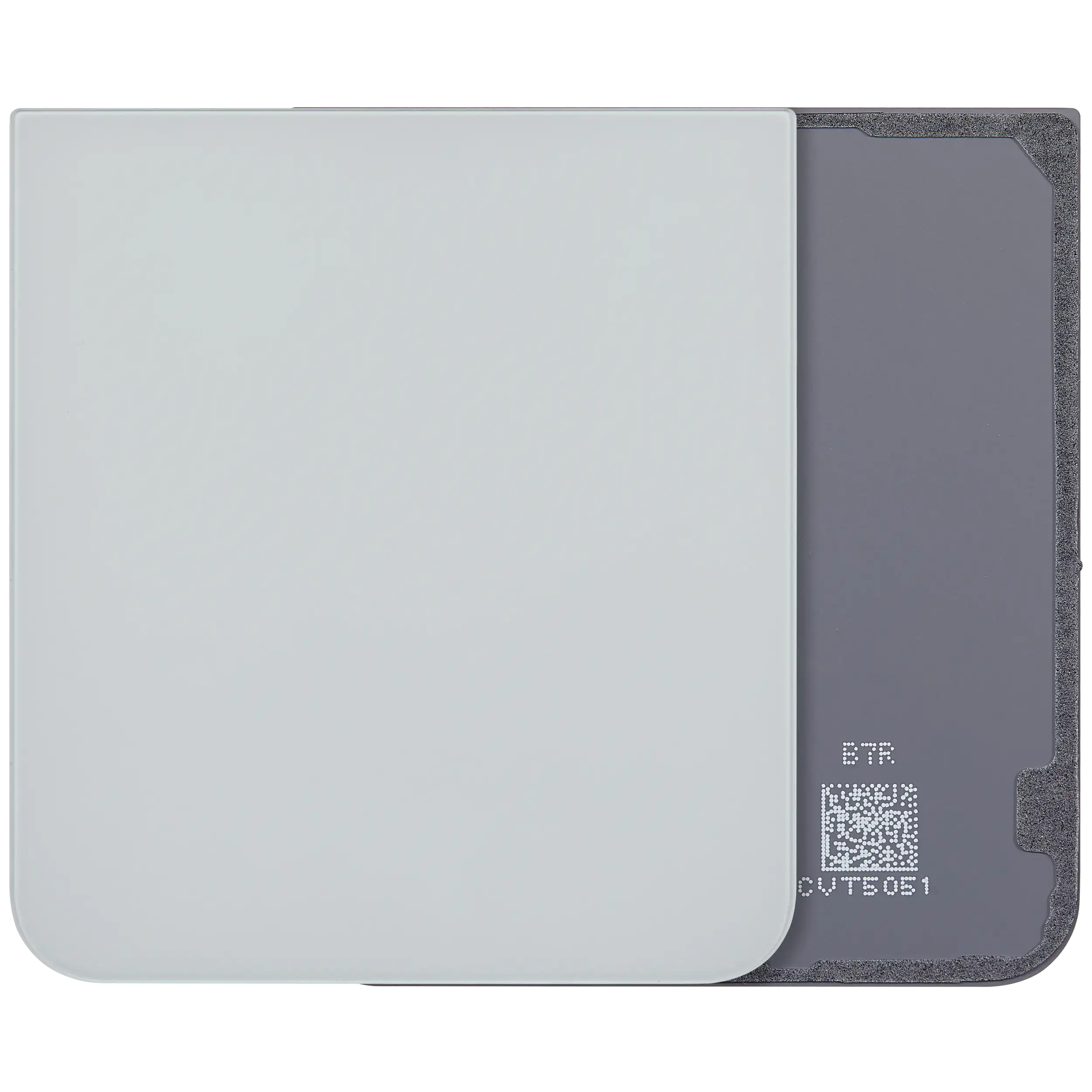 Bottom vetro cover posteriore per Samsung Galaxy Z Flip 7 FE 5G (F761) (No Logo) (Bianco)