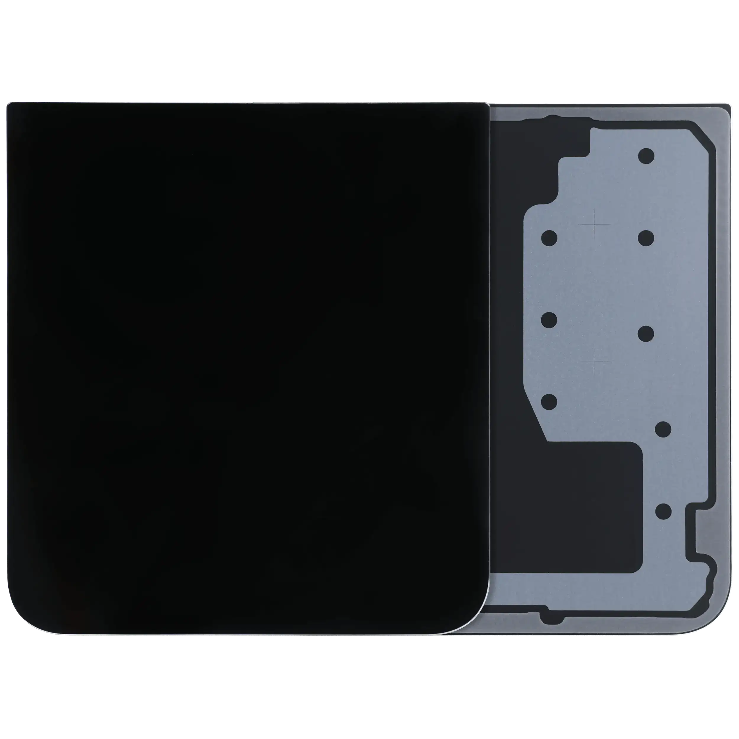 Bottom Cover posteriore per Samsung Galaxy Z Flip 7 FE 5G (Service Pack) (Nero)