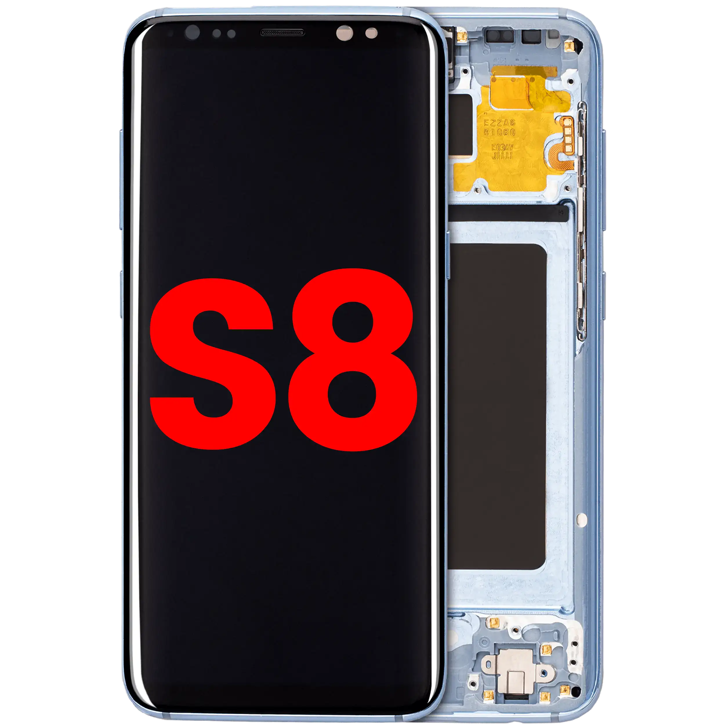 Display OLED completo con Frame per Samsung Galaxy S8 (Coral Blu)