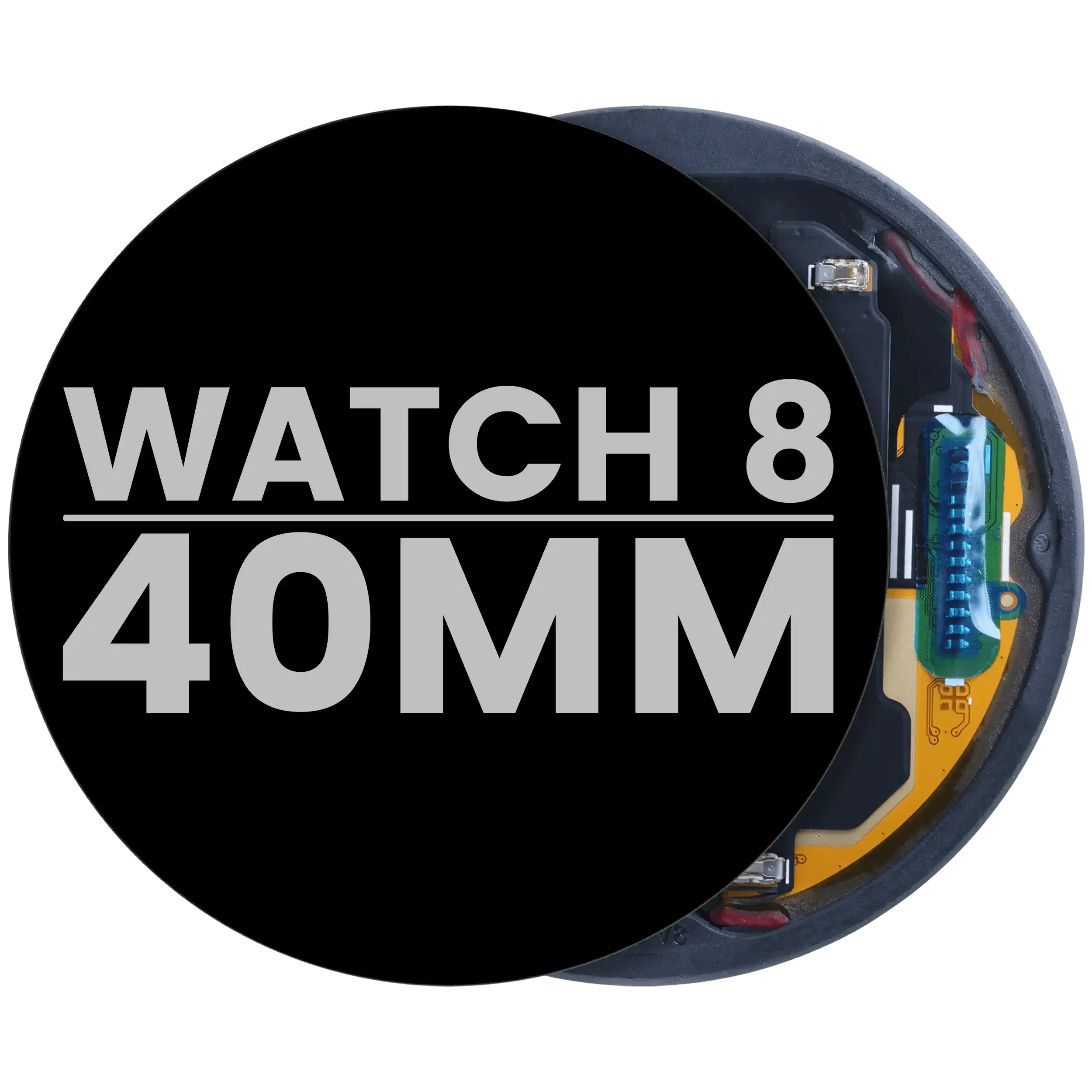 Display OLED completo per Samsung Galaxy Watch 8 (40 mm) (USED Service Pack Pull : grado A ) (tutti i colori)