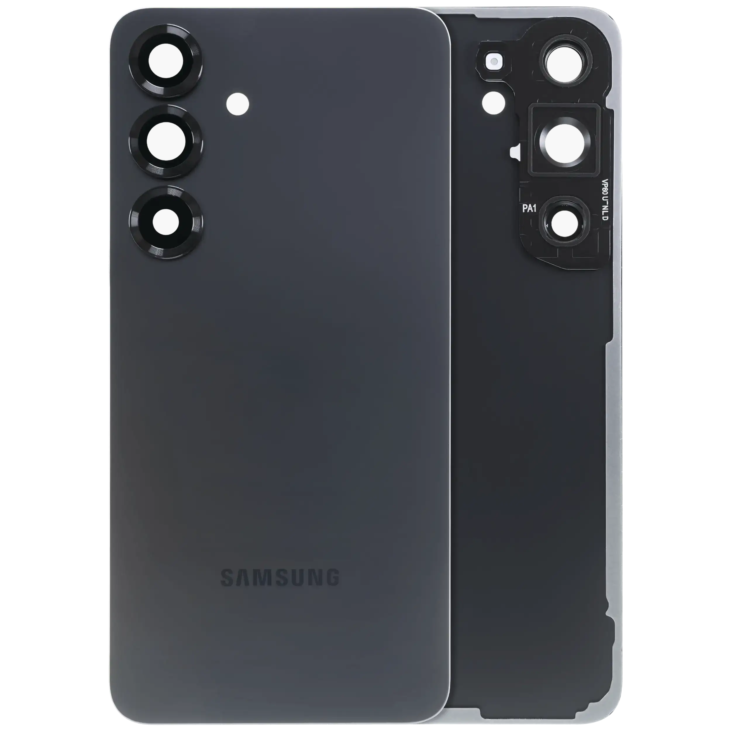 vetro cover posteriore con Vetro fotocamera per Samsung Galaxy S25 5G (Service Pack) (Blu Nero)