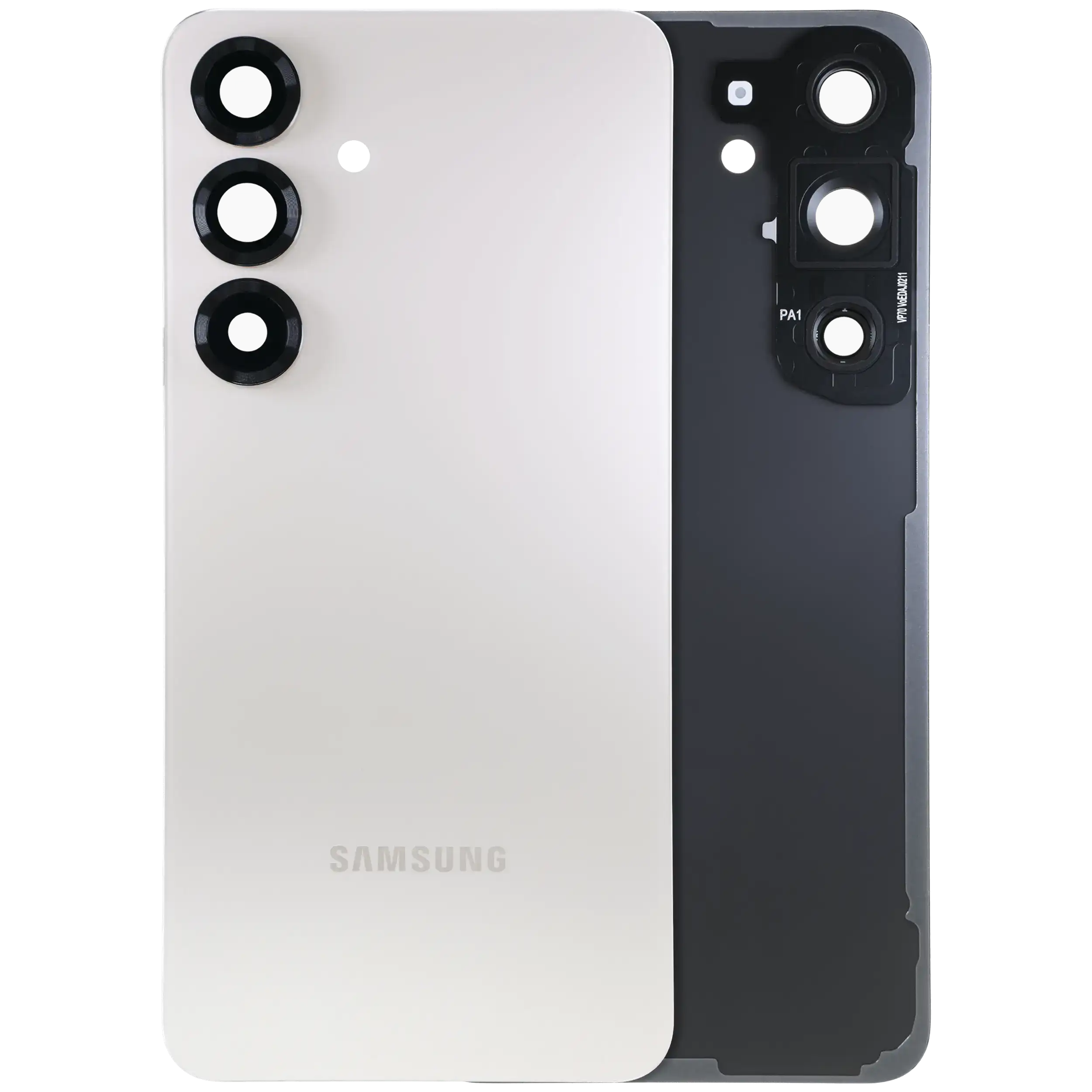vetro cover posteriore con Vetro fotocamera per Samsung Galaxy S25 5G (Service Pack) (Rosa Oro)