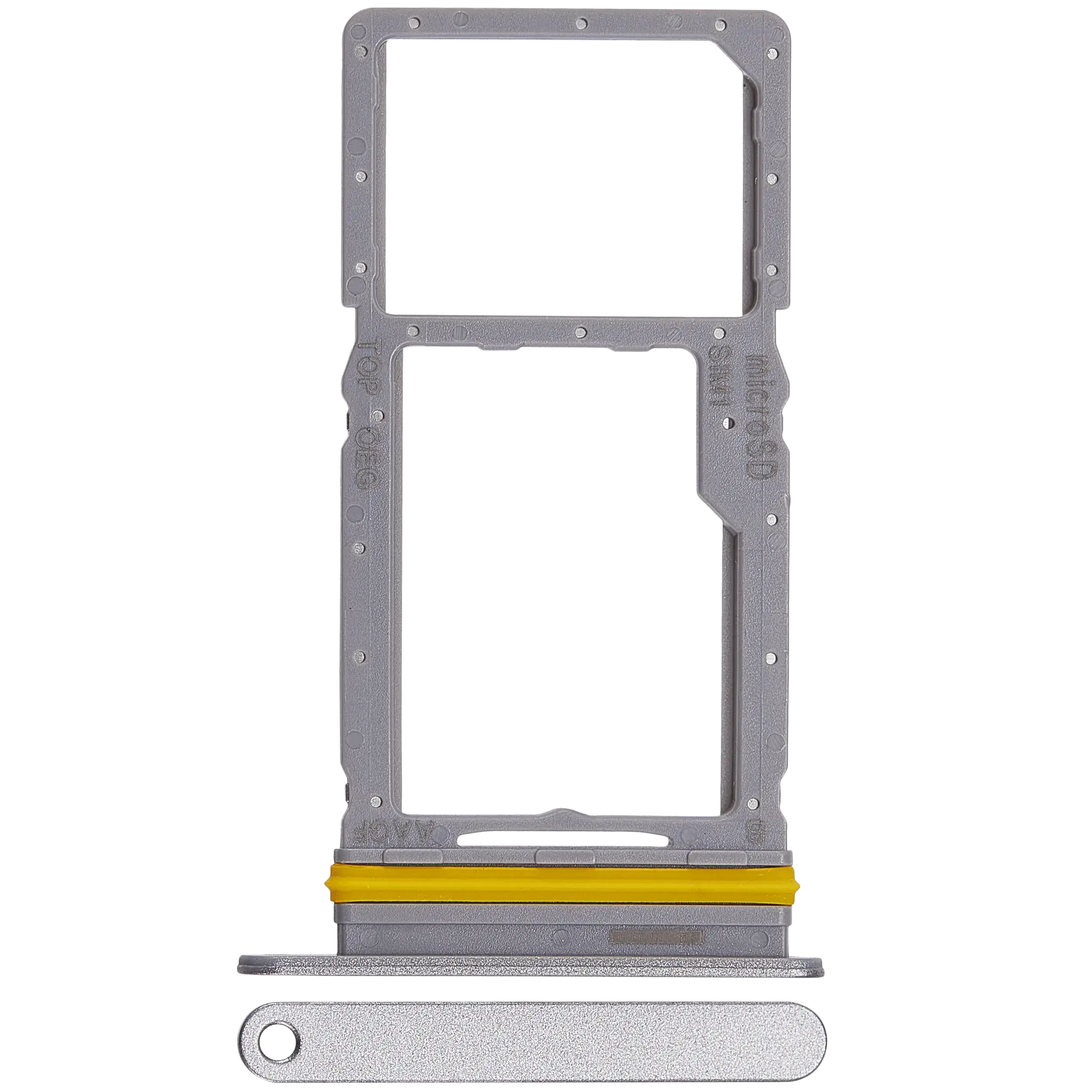Carrellino SIM singola per Samsung Galaxy A17 4G (A175 / 2025) (Premium) (Grigio)