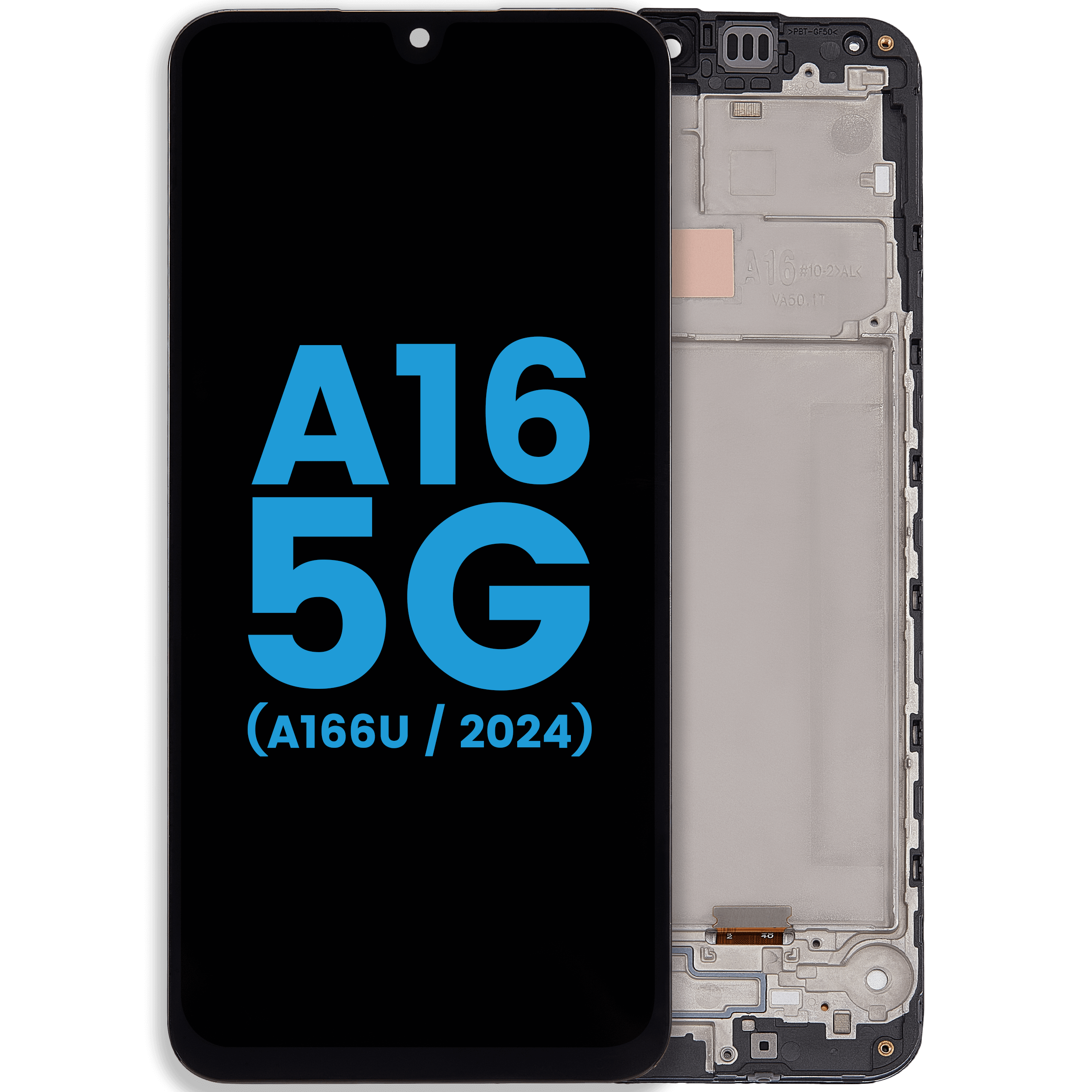 Display LCD completo con Frame per Samsung Galaxy A16 5G (A166U / 2024)(6.59" ) (US Version) (tutti i colori)