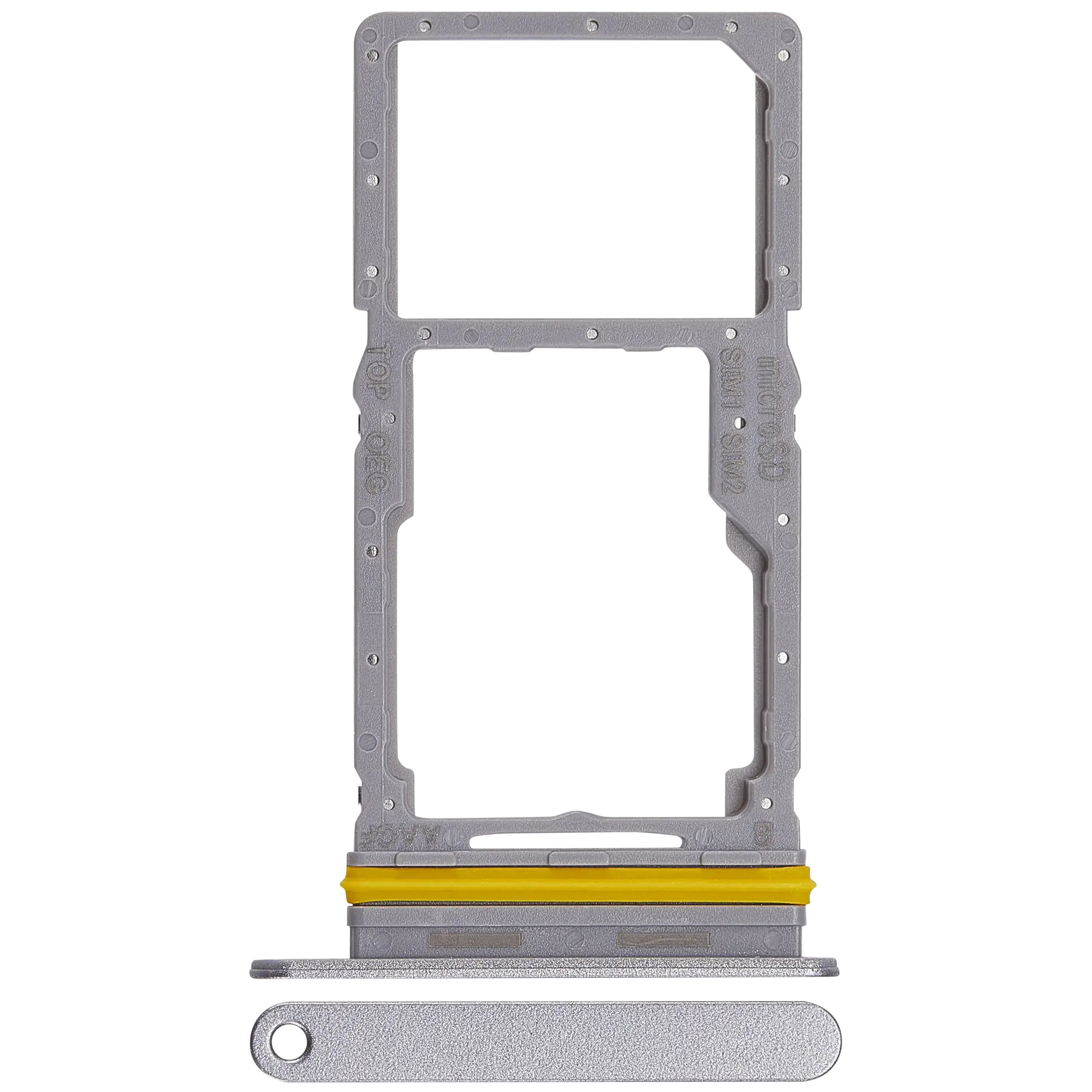 Carrellino doppia SIM per Samsung Galaxy A17 4G (A175 / 2025) (Premium) (Grigio)