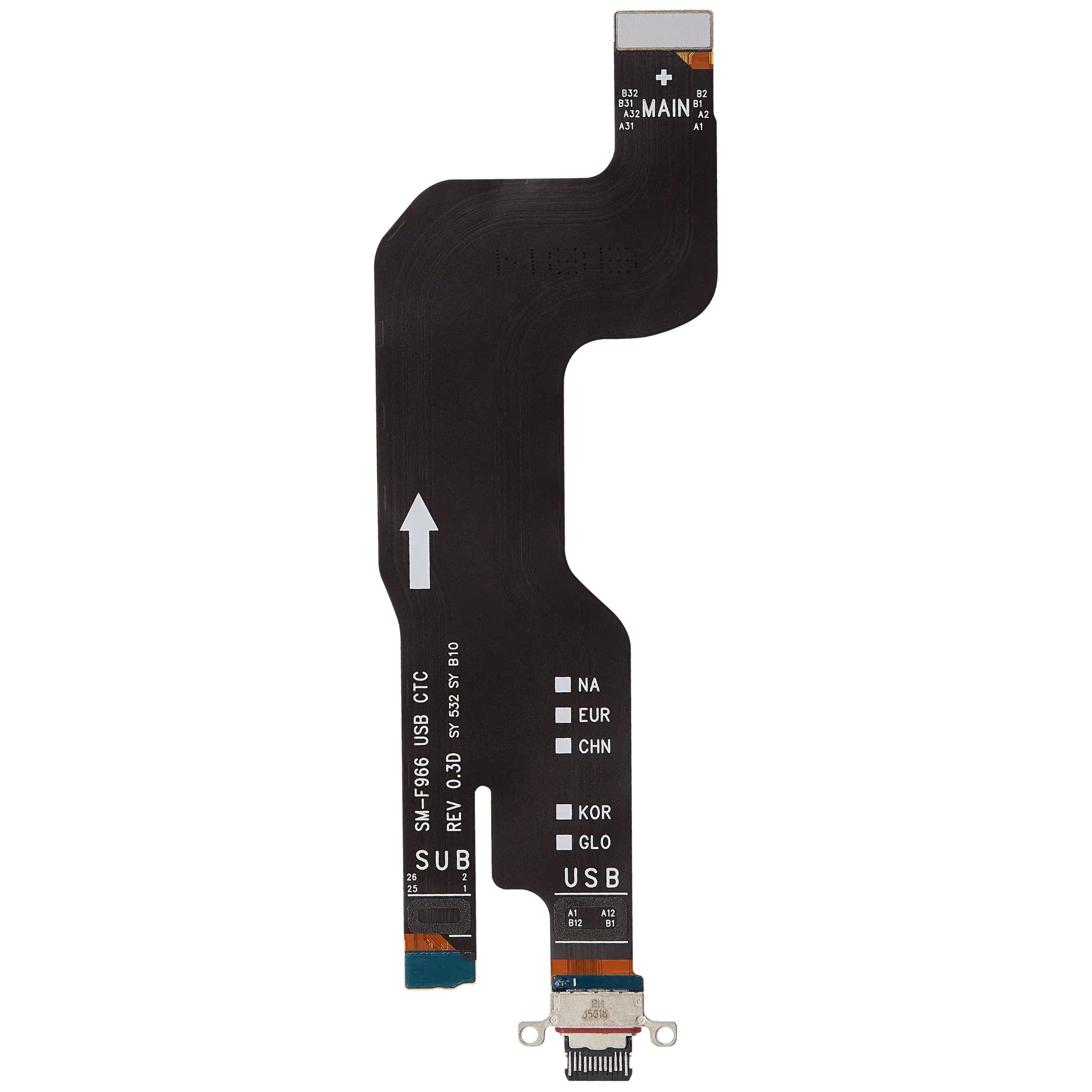 Connettore di ricarica con flat per Samsung Galaxy Z Fold 7 (F966) (Premium)