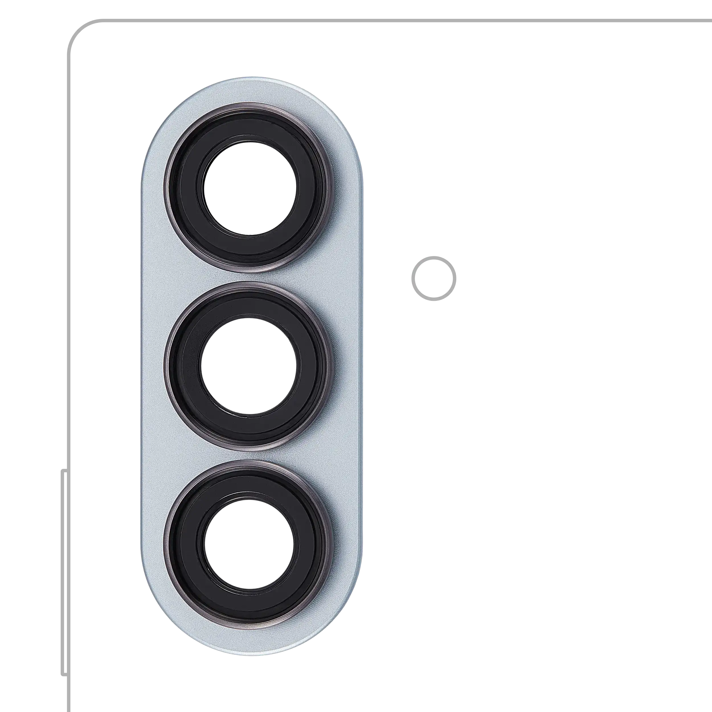 Lente fotocamera posteriore con Cornice Ring per Samsung Galaxy Z Fold 7 (F966) (Mint)