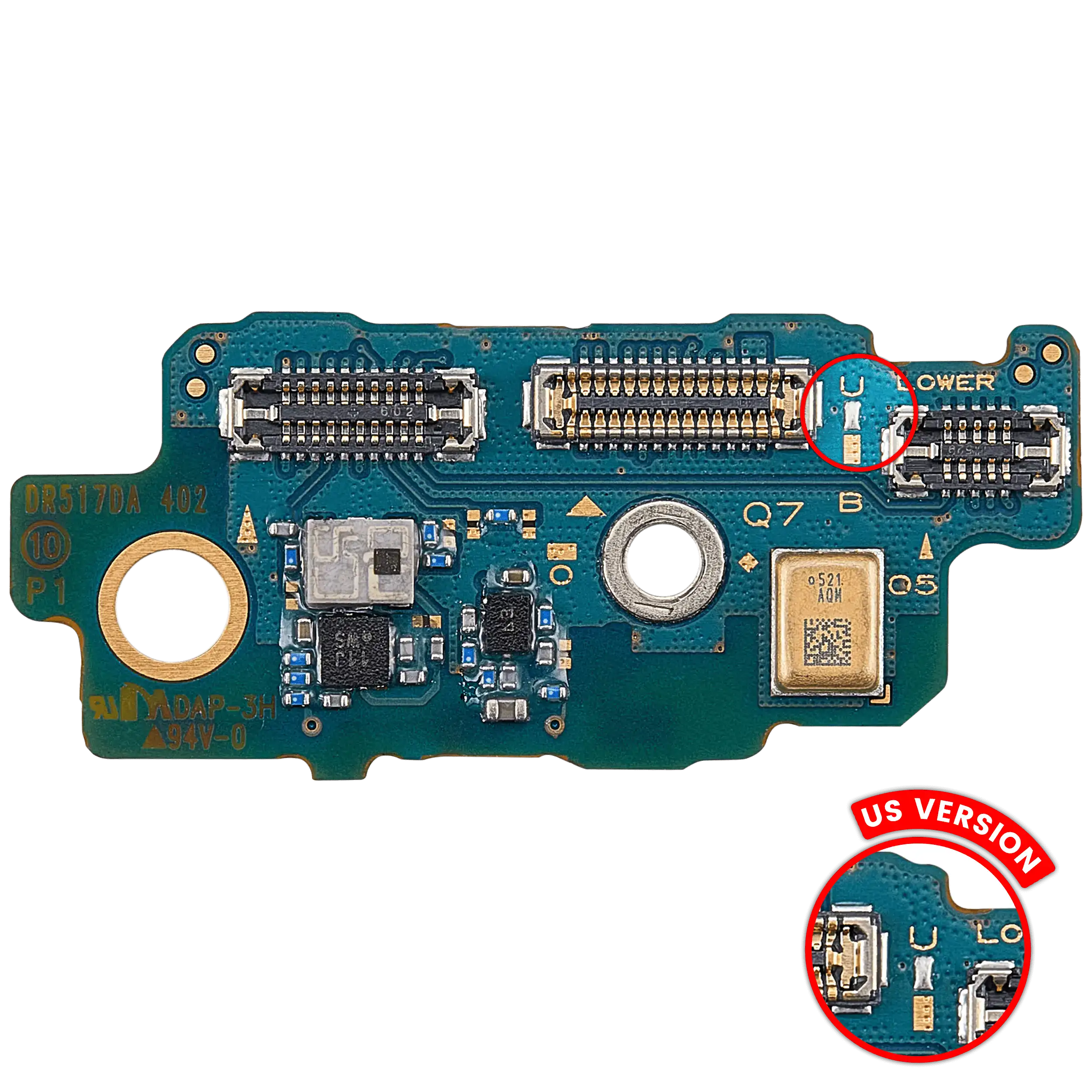 Microfono PCB Scheda per Samsung Galaxy Z Fold 7 (F966U) (US Version)