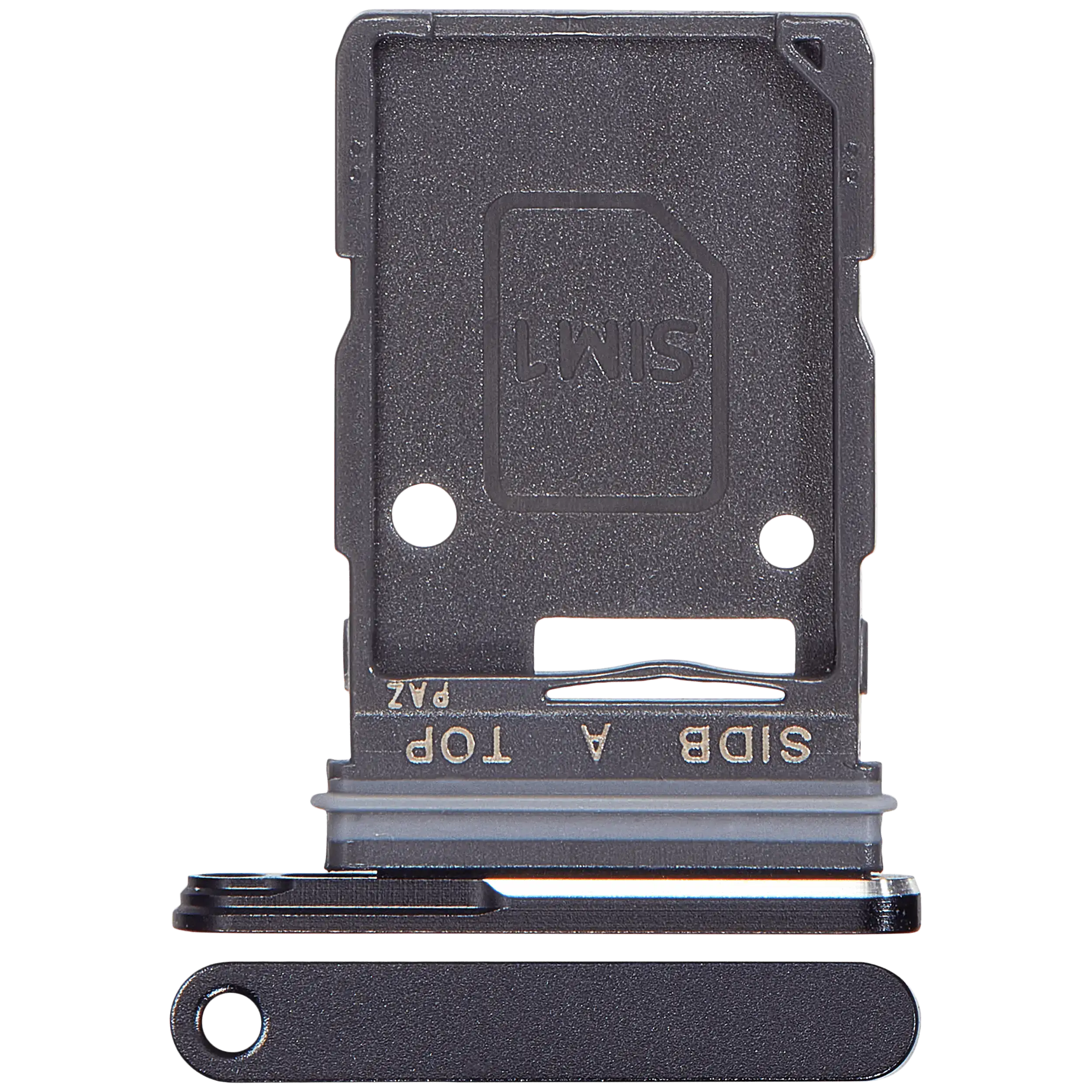 Carrellino SIM singola per Samsung Galaxy S26 (S942) (Nero)